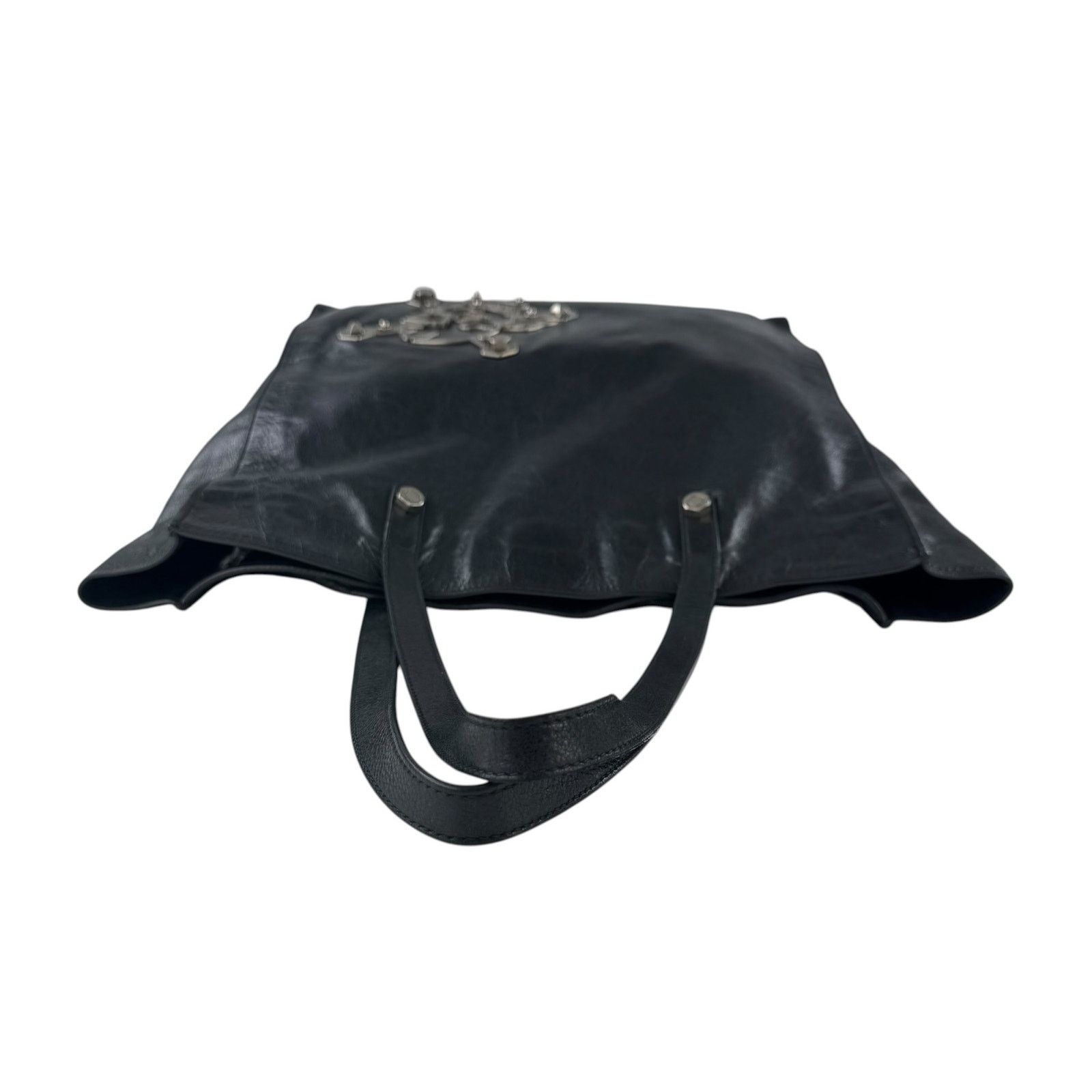 Prada Prada Leather Skull Tote Bag Size ONE SIZE - 5 Thumbnail