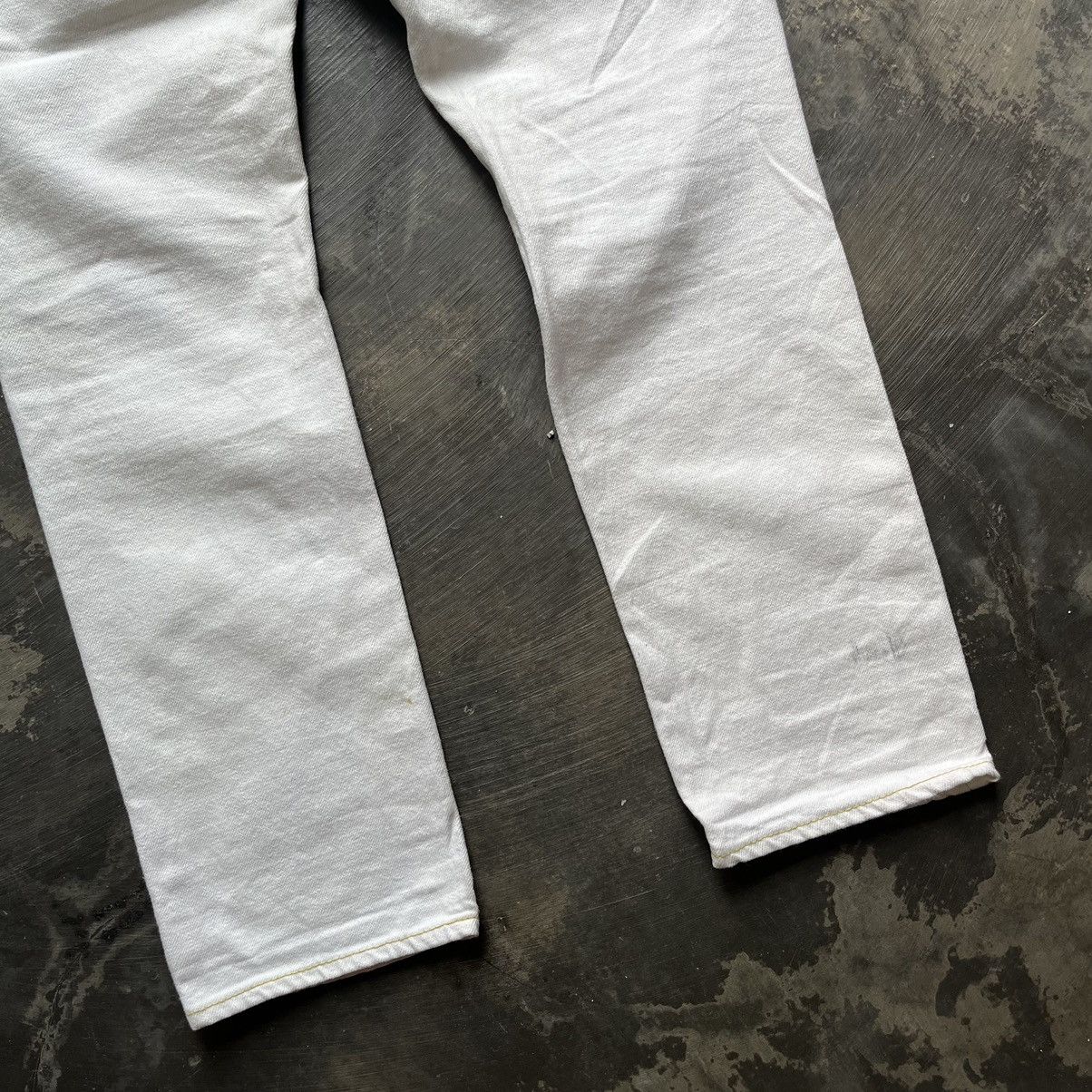 Japanese Brand × Kapital × Vintage Kapital inc buckle back white denim Size US 29 - 3 Thumbnail
