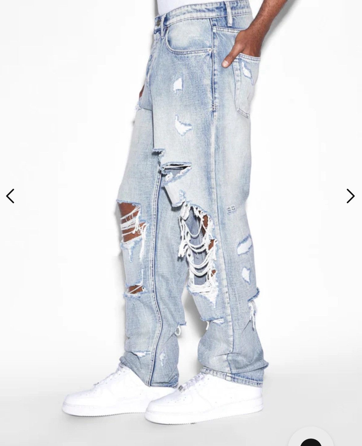 Ksubi Ksubi Anti K Punk Blue Shred Size US 33 - 4 Thumbnail