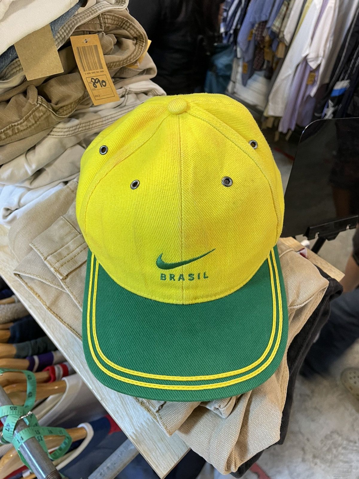 Nike Vintage Brazill Football Cap Size ONE SIZE - 2 Thumbnail