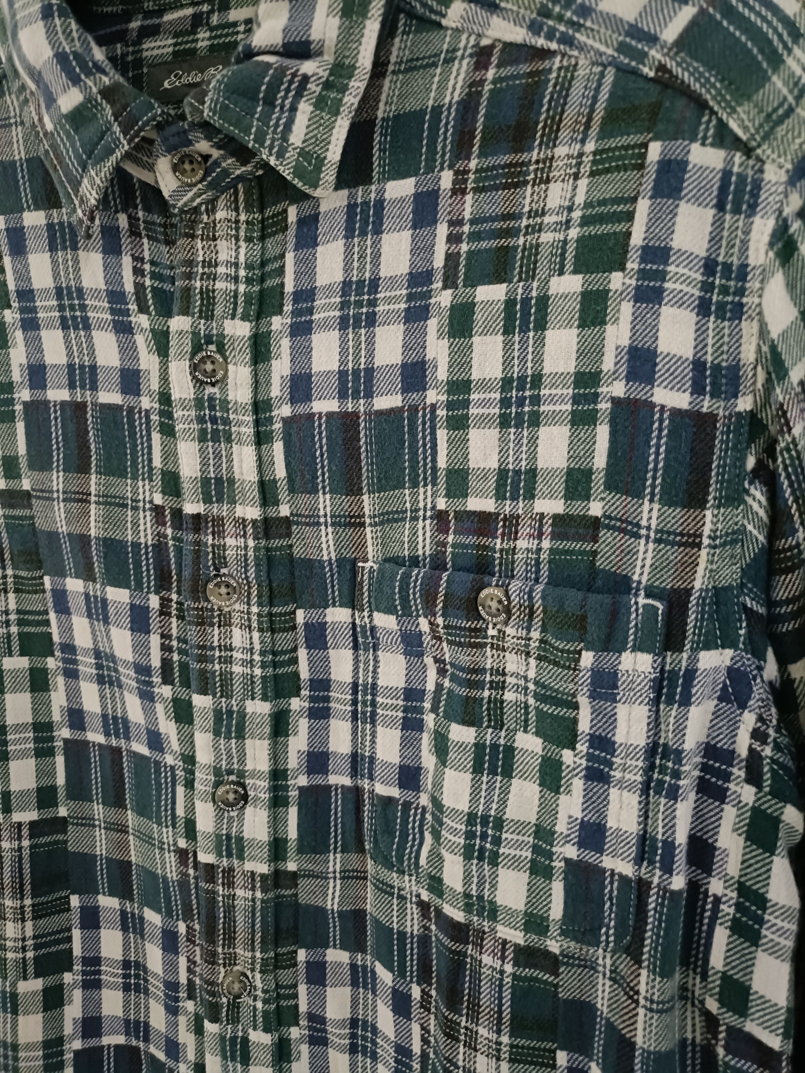 Eddie Bauer Eddie Bauer patchwork pattern flannel shirt Size US S / EU 44-46 / 1 - 2 Thumbnail