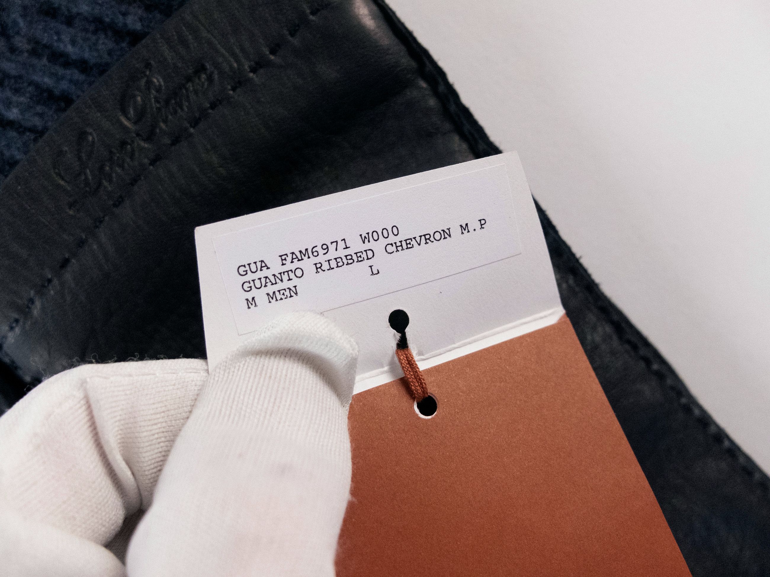 Loro Piana LORO PIANA navy deer leather & baby cashmere gloves Large Size ONE SIZE - 4 Thumbnail
