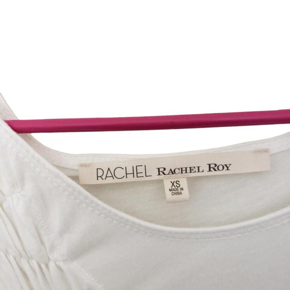 Designer CT1347 Ladies Rachel Roy XS Rauched Shoulder Angled T-shirt Size XS / US 0-2 / IT 36-38 - 2 Thumbnail