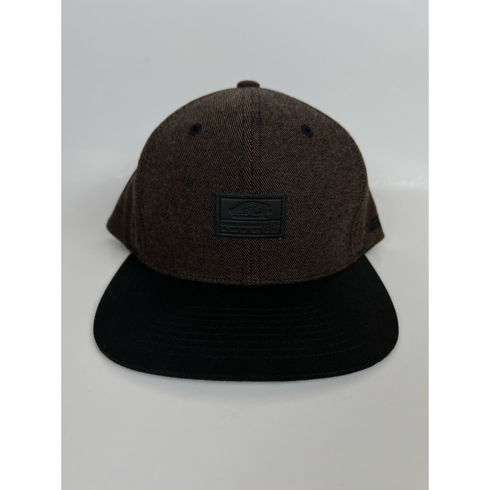 Vans Vans Starter Snapback Hat Cap Brown Black Retro Patch Size ONE SIZE - 2 Thumbnail