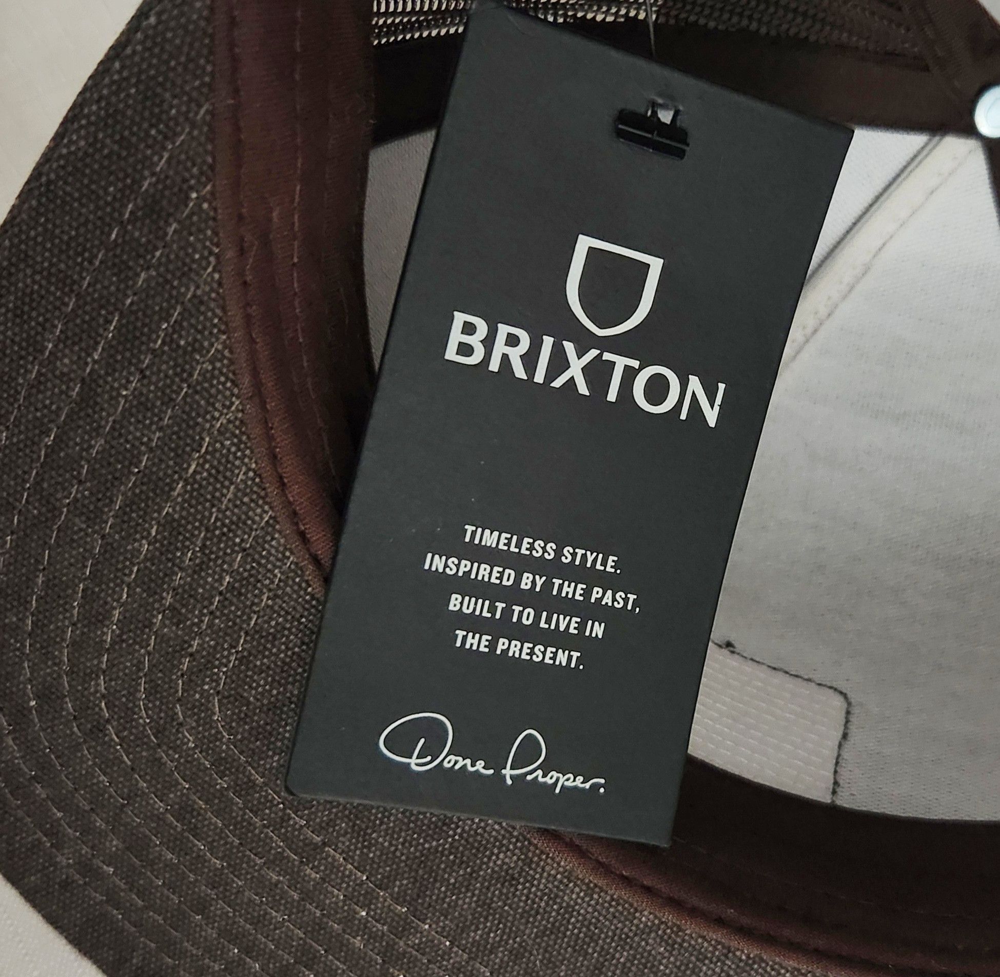 Brixton Brixton Palmer Proper Trucker MP Mesh Hat Embroidered Size ONE SIZE - 6 Thumbnail