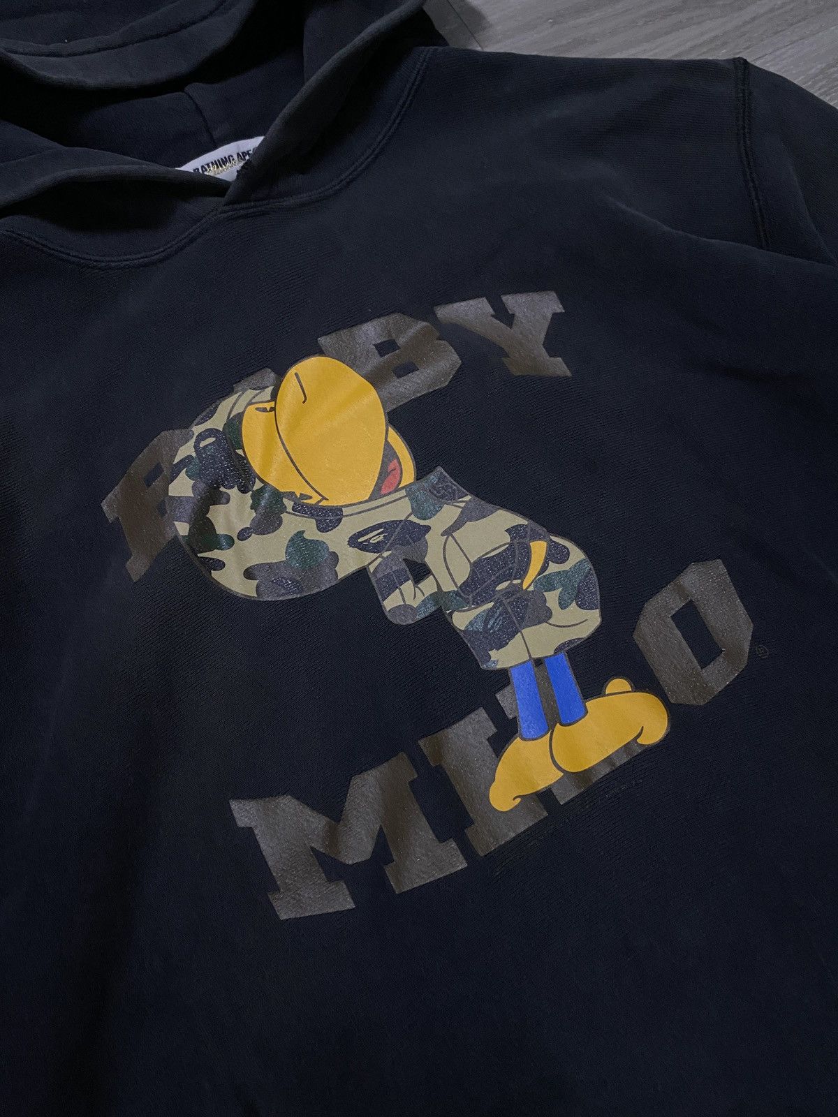 Bape DISTRESSED - BABY MILO FISHING BAPE HOODIE RARE OG NIGO Size US L / EU 52-54 / 3 - 2 Thumbnail