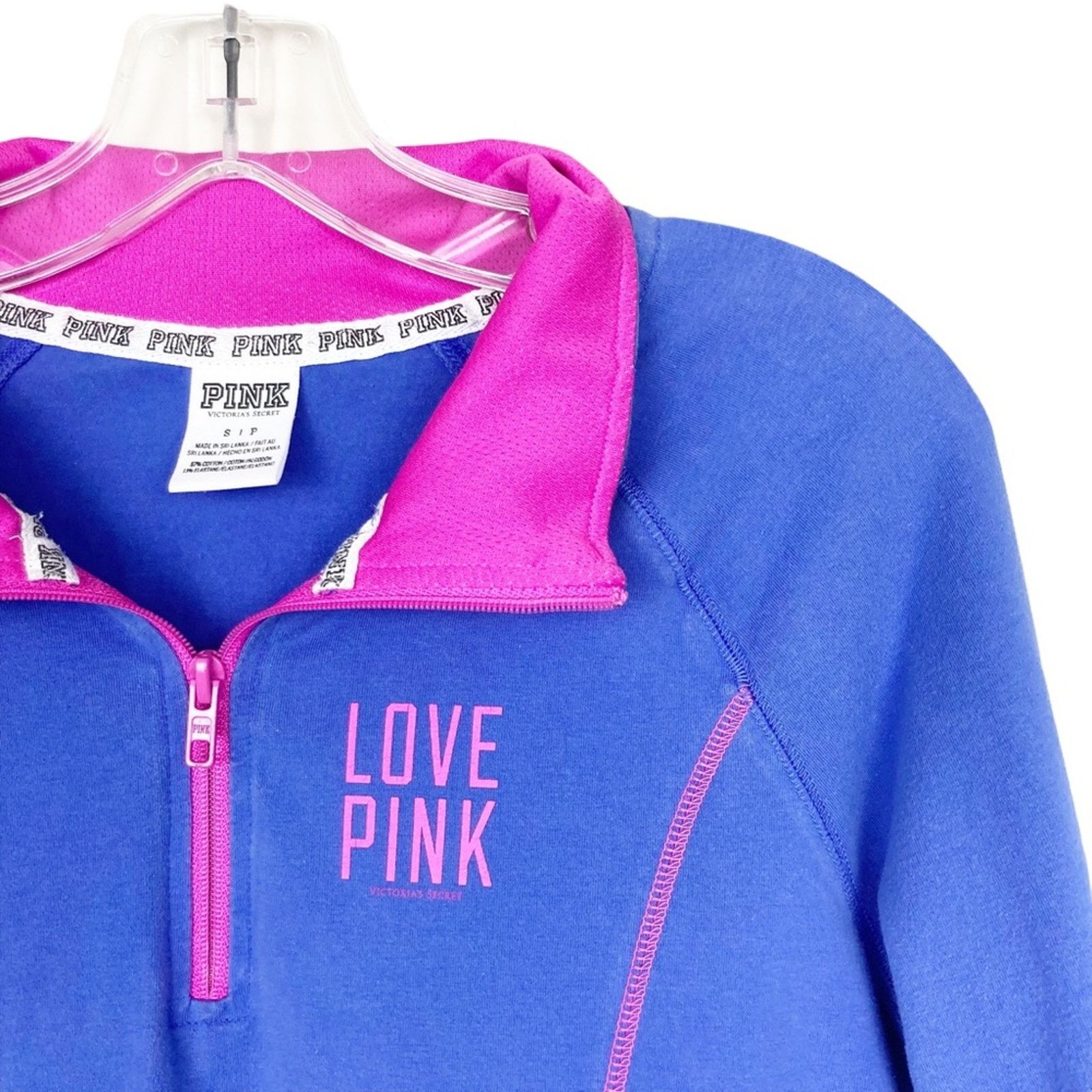 Other PINK Victoria's Secret Purple Quarter Zip Pullover Sz S Size S / US 4 / IT 40 - 2 Thumbnail