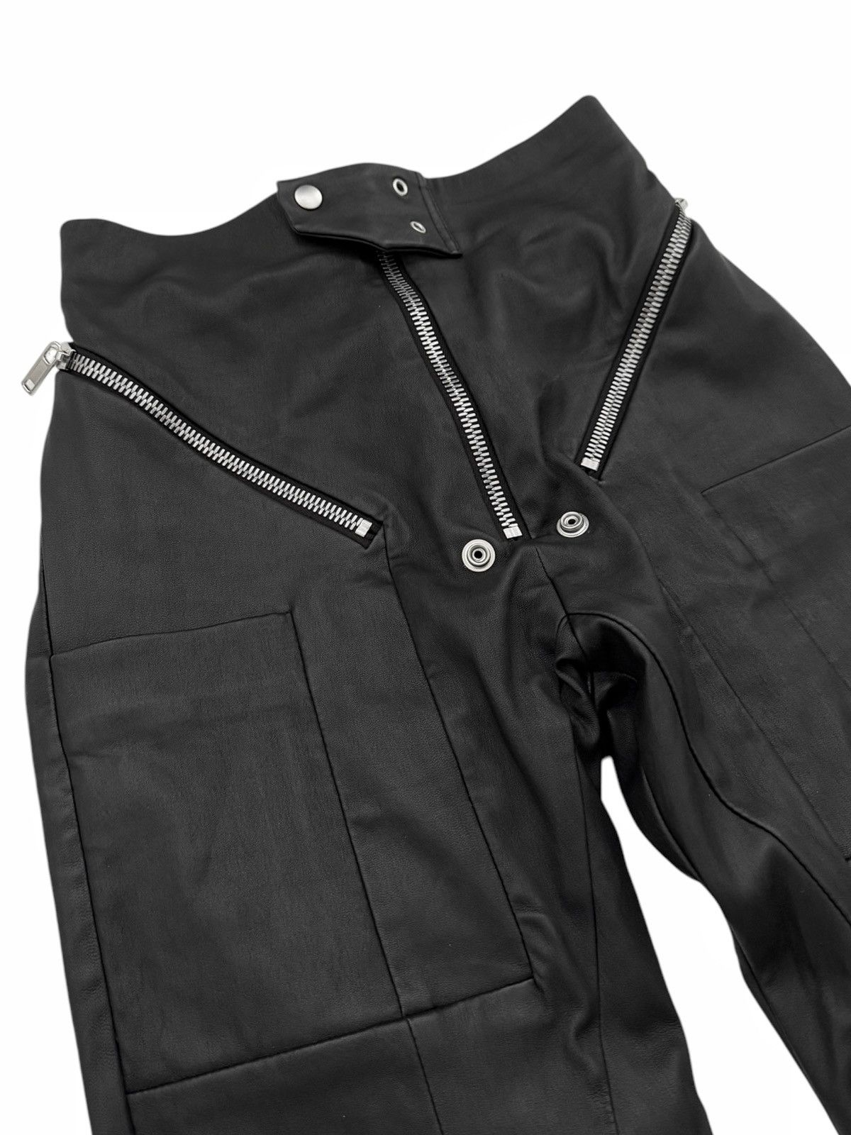 Rick Owens 2023 Luxor Strobe Lambskin Cargo Pants Size US 30 / EU 46 - 4 Thumbnail