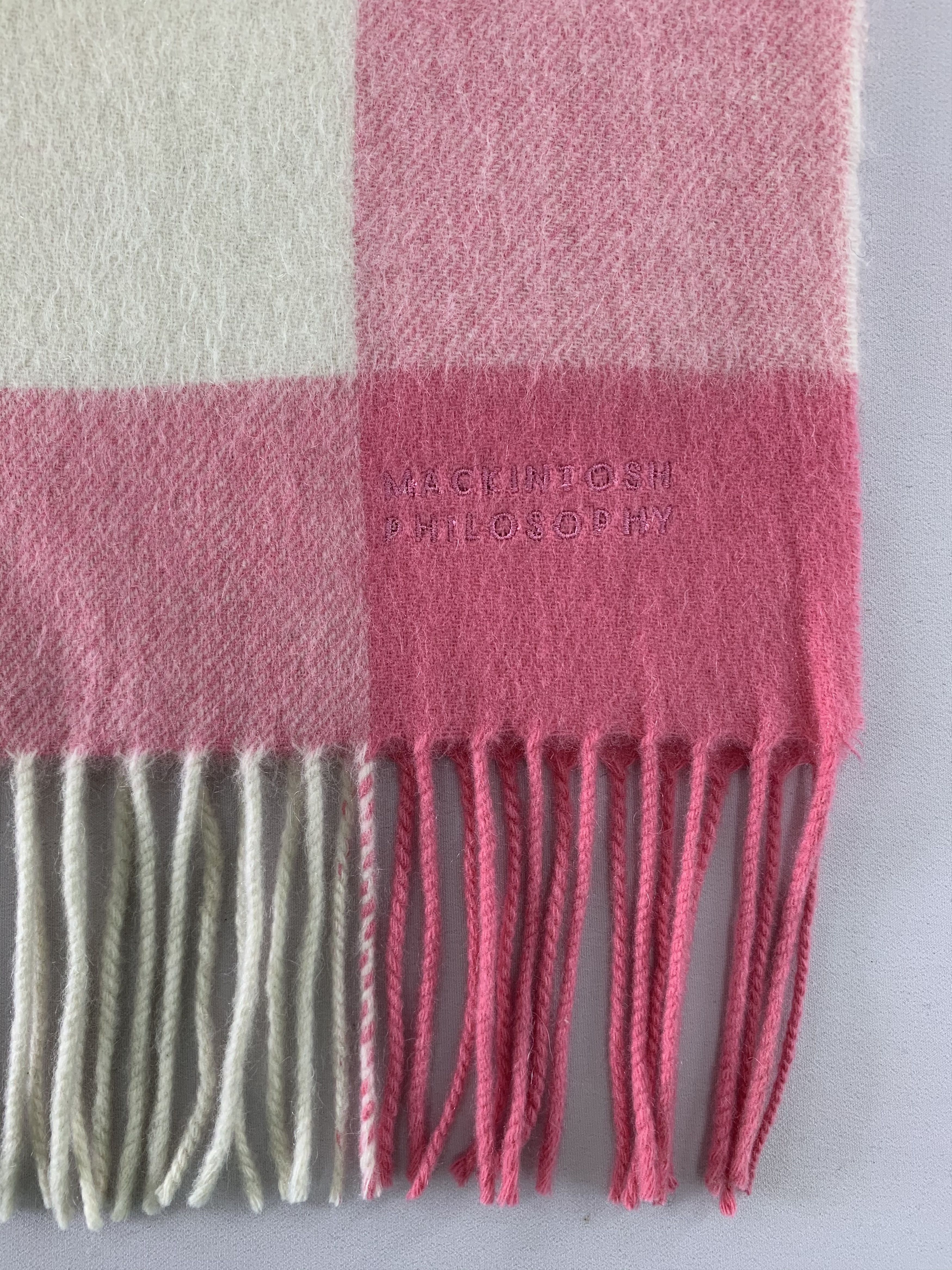 Mackintosh Mackintosh Philosophy Scarf Wool Muffler Neck Wrap BL4281 Size ONE SIZE - 4 Thumbnail
