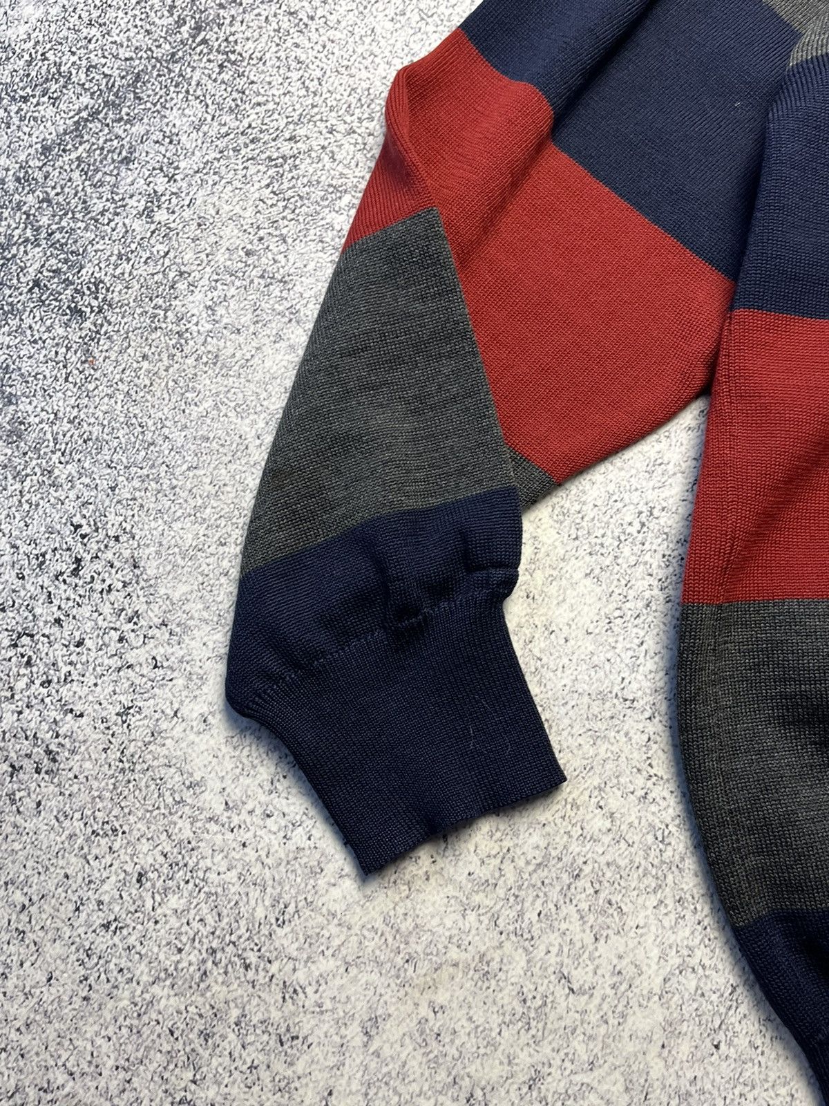 Lacoste Vintage Lacoste Polo Sweater Long sleeve Distressed Y2K Size US XL / EU 56 / 4 - 11 Thumbnail
