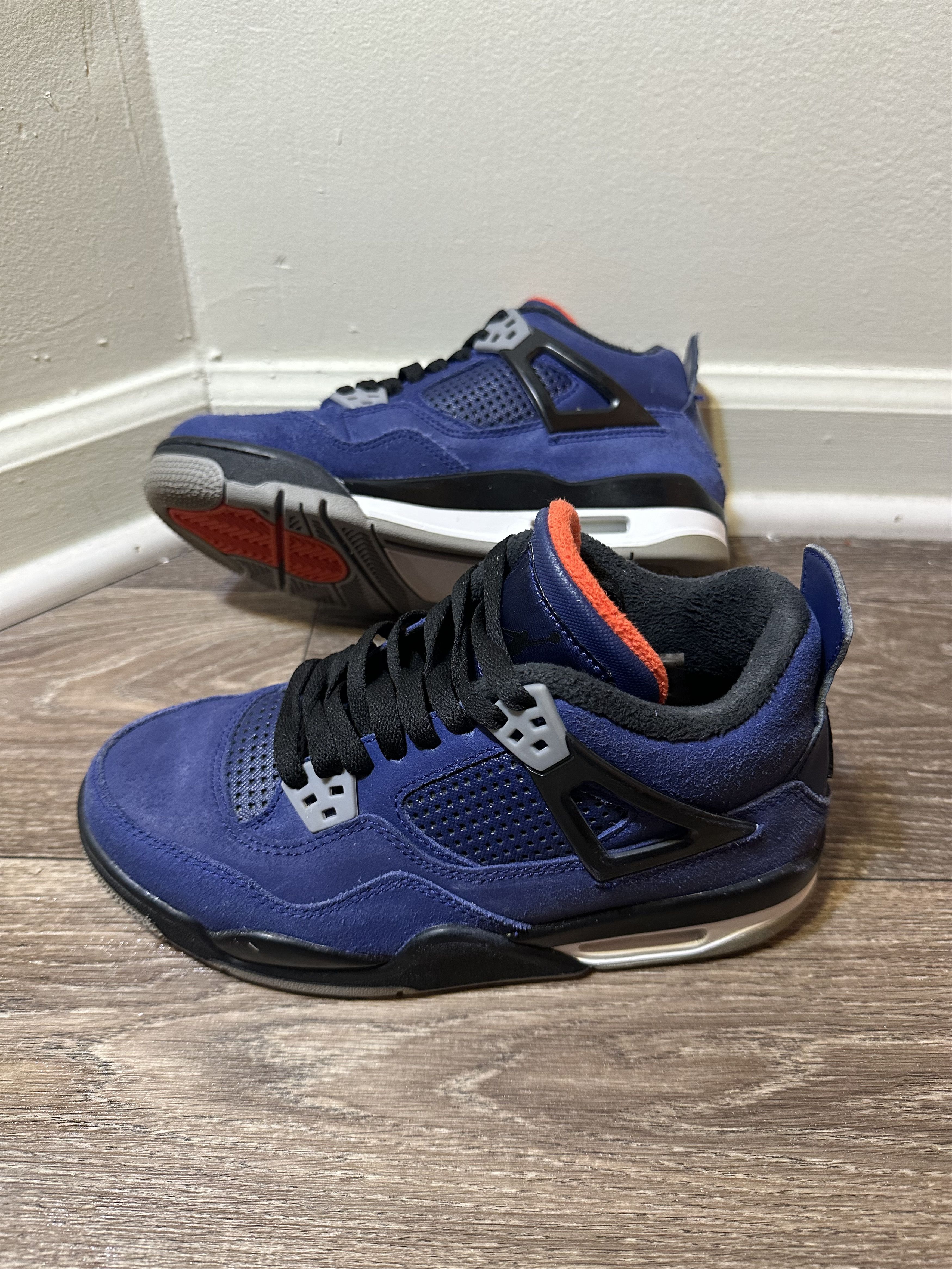 Jordan Brand Nike Air Jordan 4 Retro Winterized Blue GS CQ9745-401 5y Size US 5 / EU 37 - 5 Thumbnail