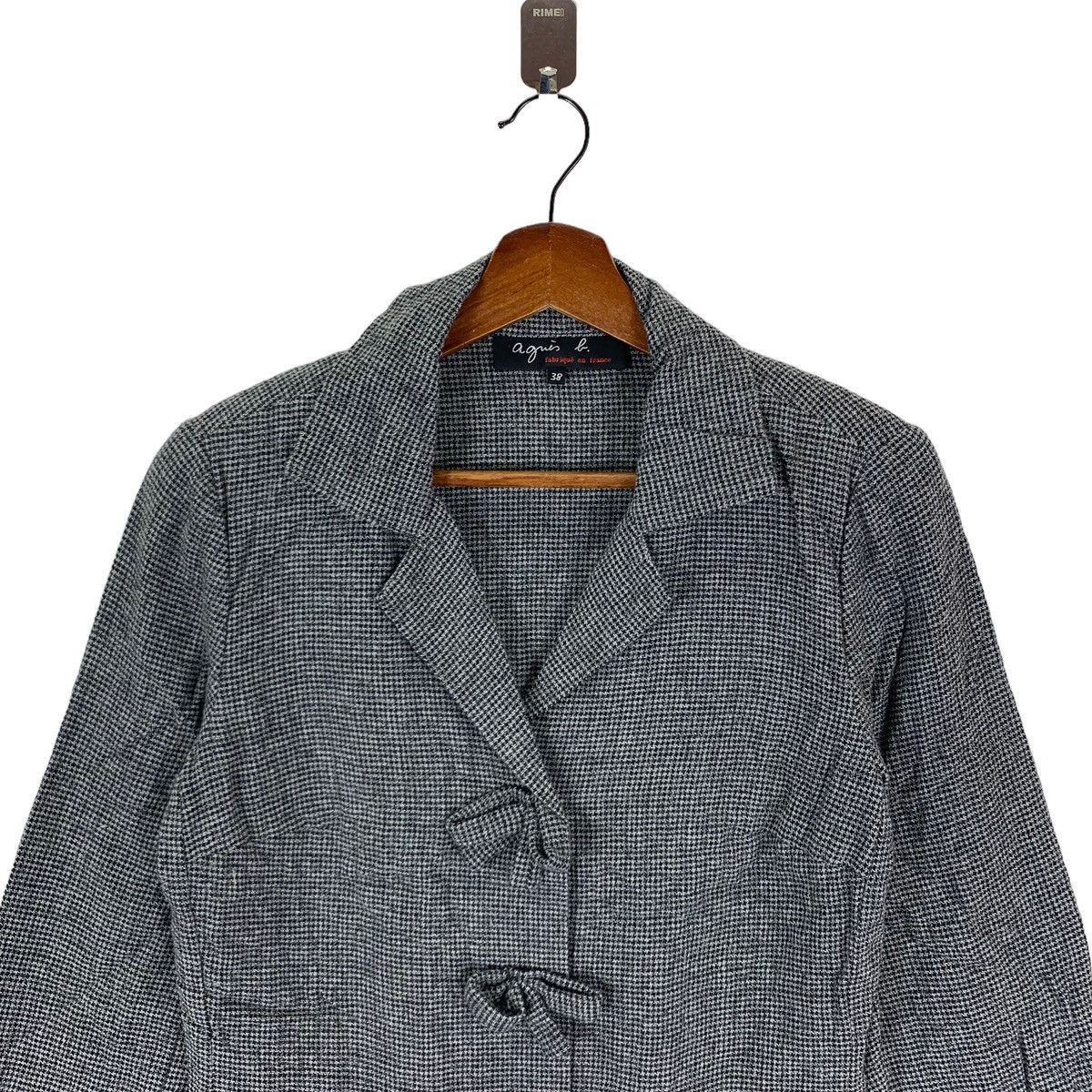 agnes b. VINTAGE DESIGNER AGNES B SNAP BUTTON COAT WOMEN Size S / US 4 / IT 40 - 4 Thumbnail