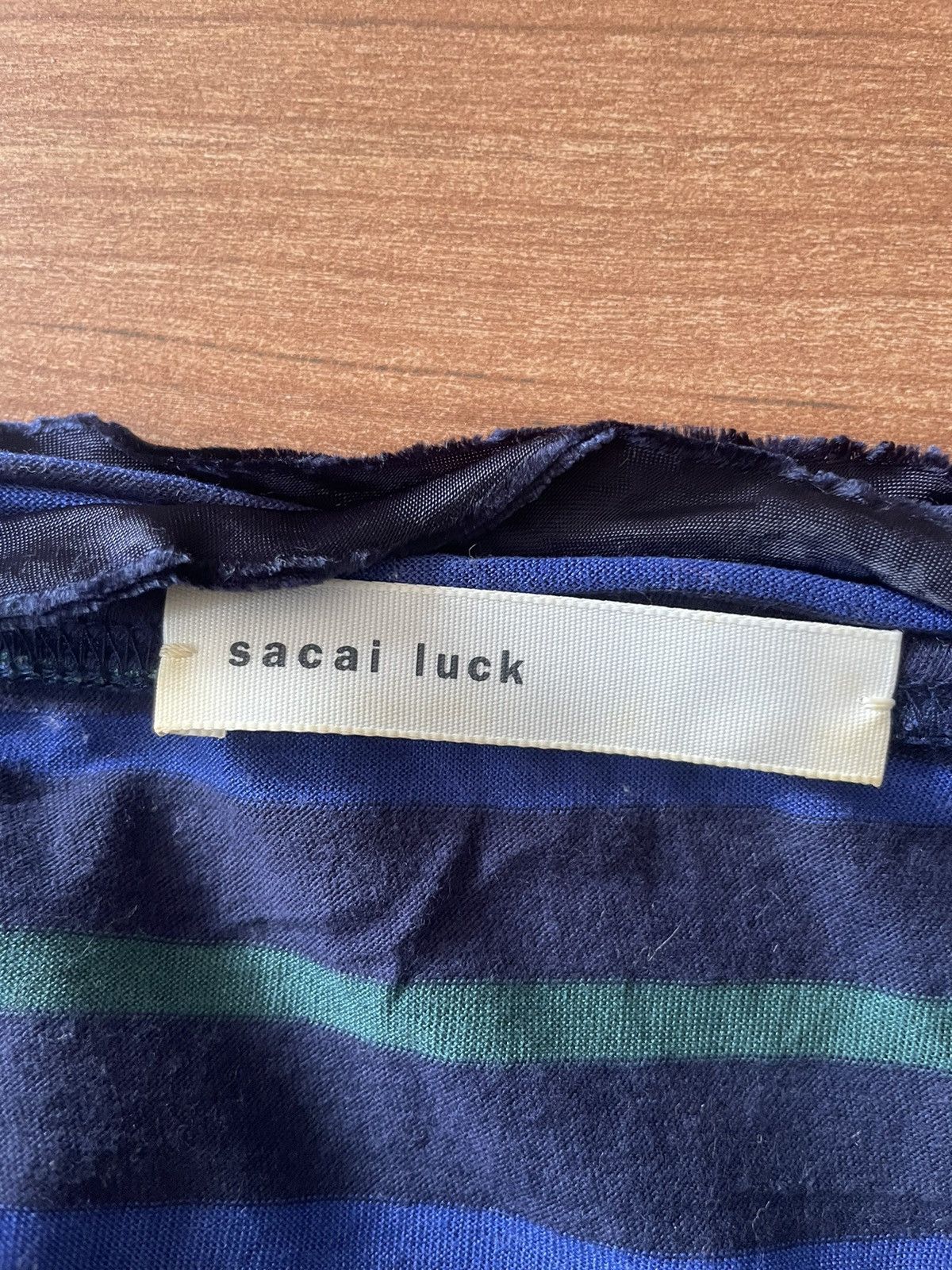 Sacai Sacai Luck Cotton Cupro stripe Dress Size XS / US 0-2 / IT 36-38 - 3 Thumbnail
