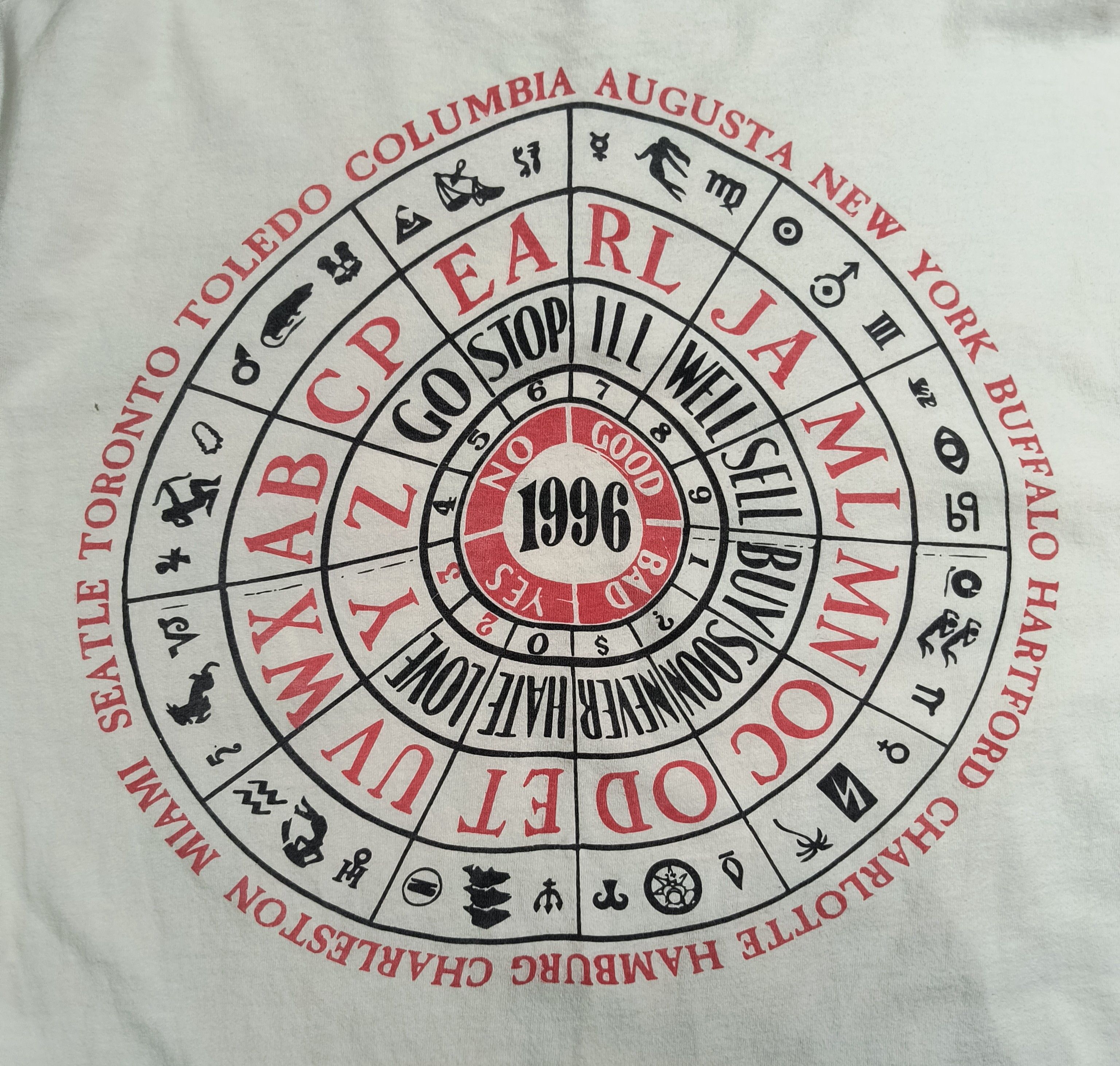 Band Tees Vintage Pearl Jam no code 1996 Size US L / EU 52-54 / 3 - 2 Thumbnail
