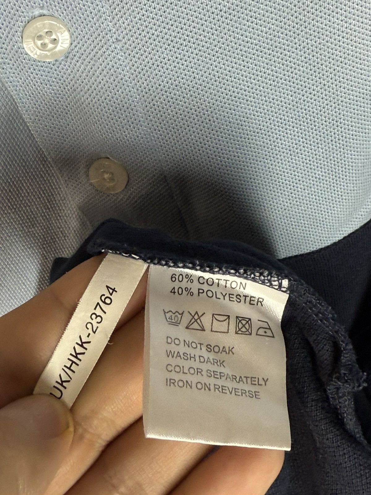 Yves Saint Laurent Blue YSL Polo Shirt Spell Out YSL Shirt Big Logo YSL Tee Size US XL / EU 56 / 4 - 5 Thumbnail