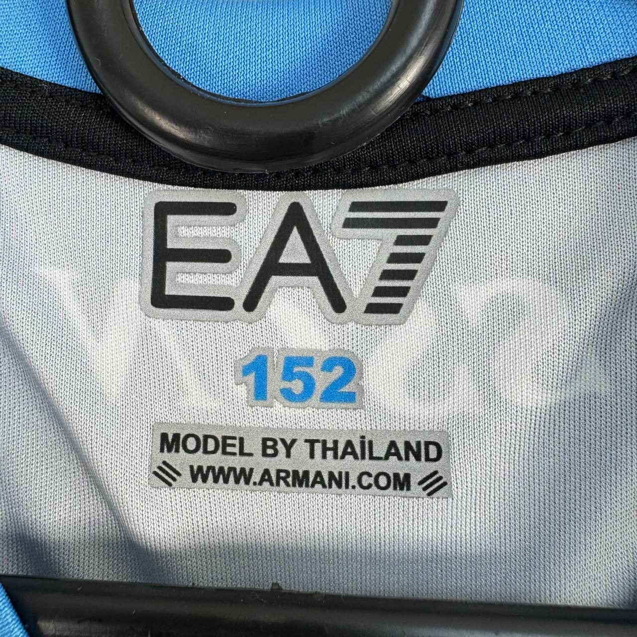 Emporio Armani EA7 Napoli SSC Fingerprint Training Football Shirt Boys 152 Size US XS / EU 42 / 0 - 3 Thumbnail