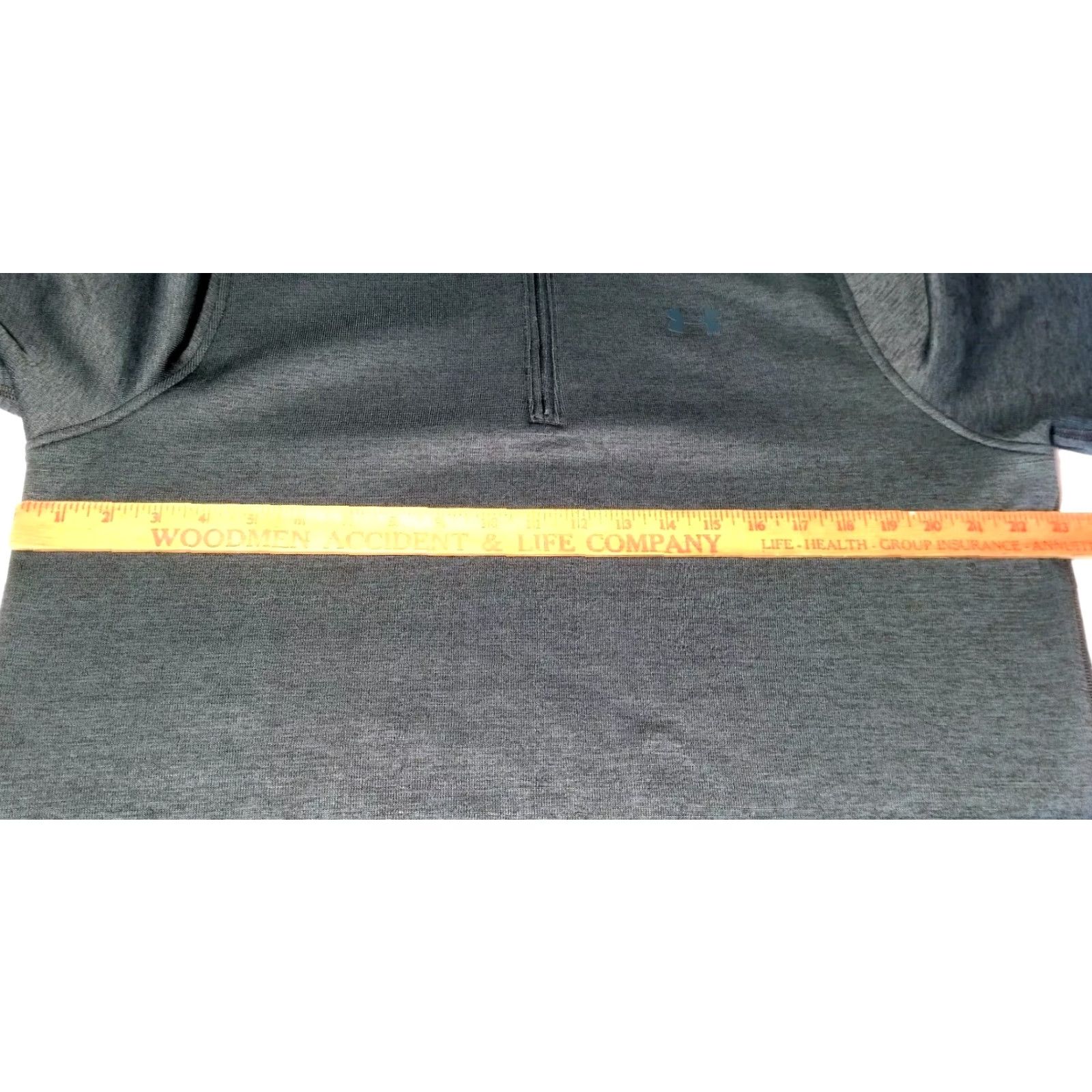 Under Armour Under Armour ColdGear Shirt Men Large Loose Long Sleeve Pullover 1/4 Zip Knit Blue Mock Neck Casual Sleeve Activewear Indoor Outdoor - Mens Size US L / EU 52-54 / 3 - 3 Thumbnail