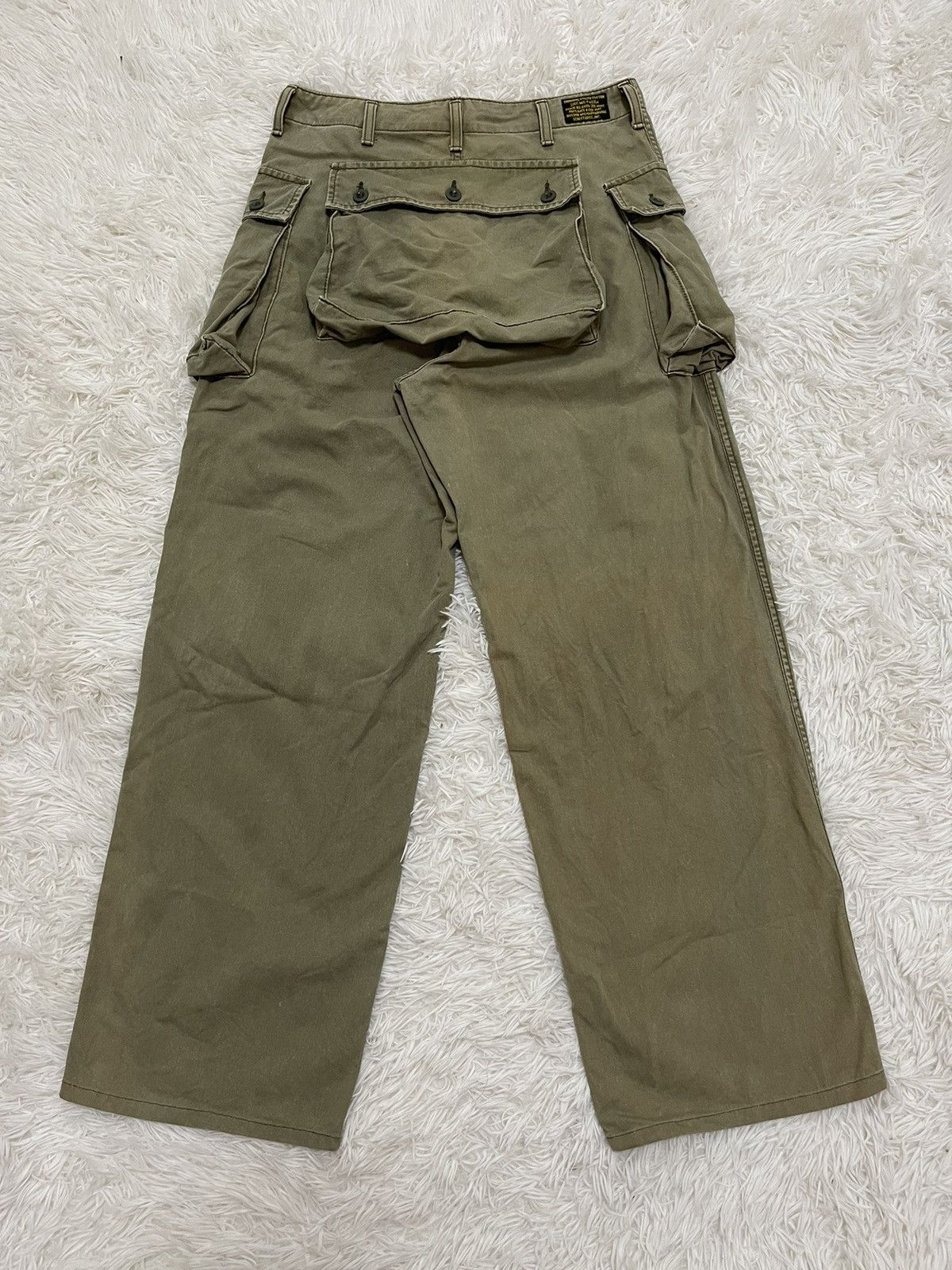 Schott Schott Monkey Baggy Military Style Vintage Cargo Pants Size US 30 / EU 46 - 2 Thumbnail