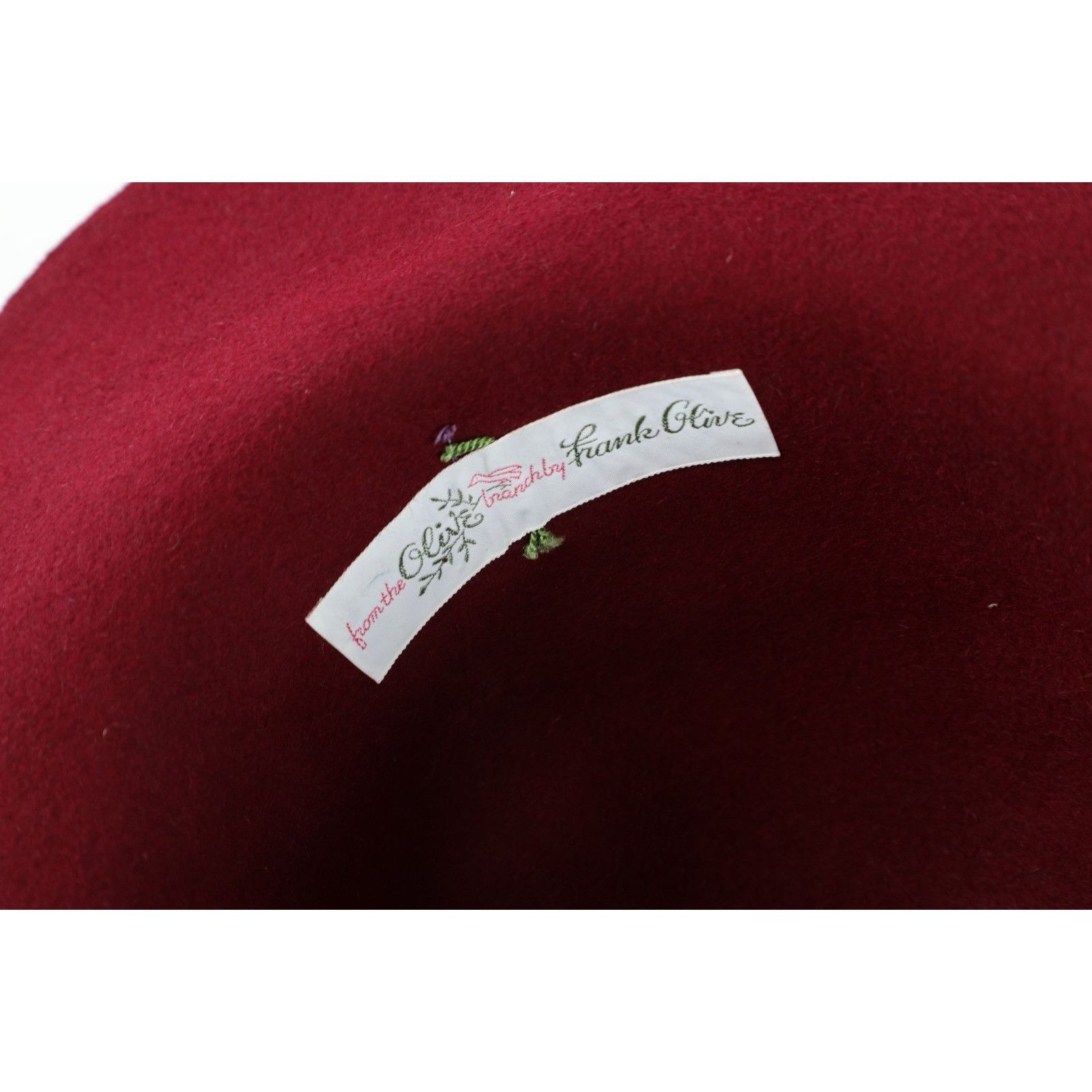 Vintage Vintage 50s Rockabilly Feather Band Wide Brim Felt Wool Hat Size ONE SIZE - 8 Thumbnail