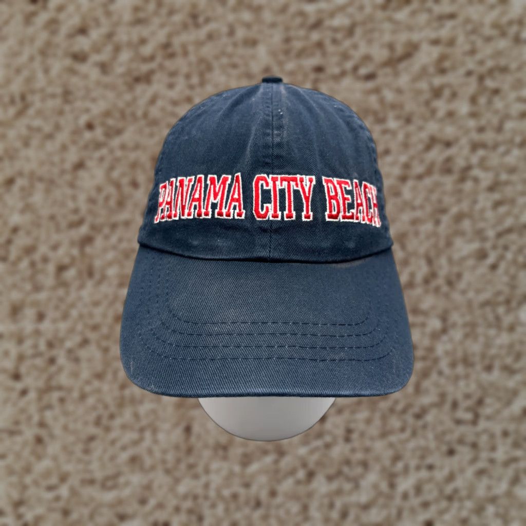 Vintage Marco Destin Hat Strap Back Adult One Size Blue Cotton Beach Size ONE SIZE - 1 Thumbnail