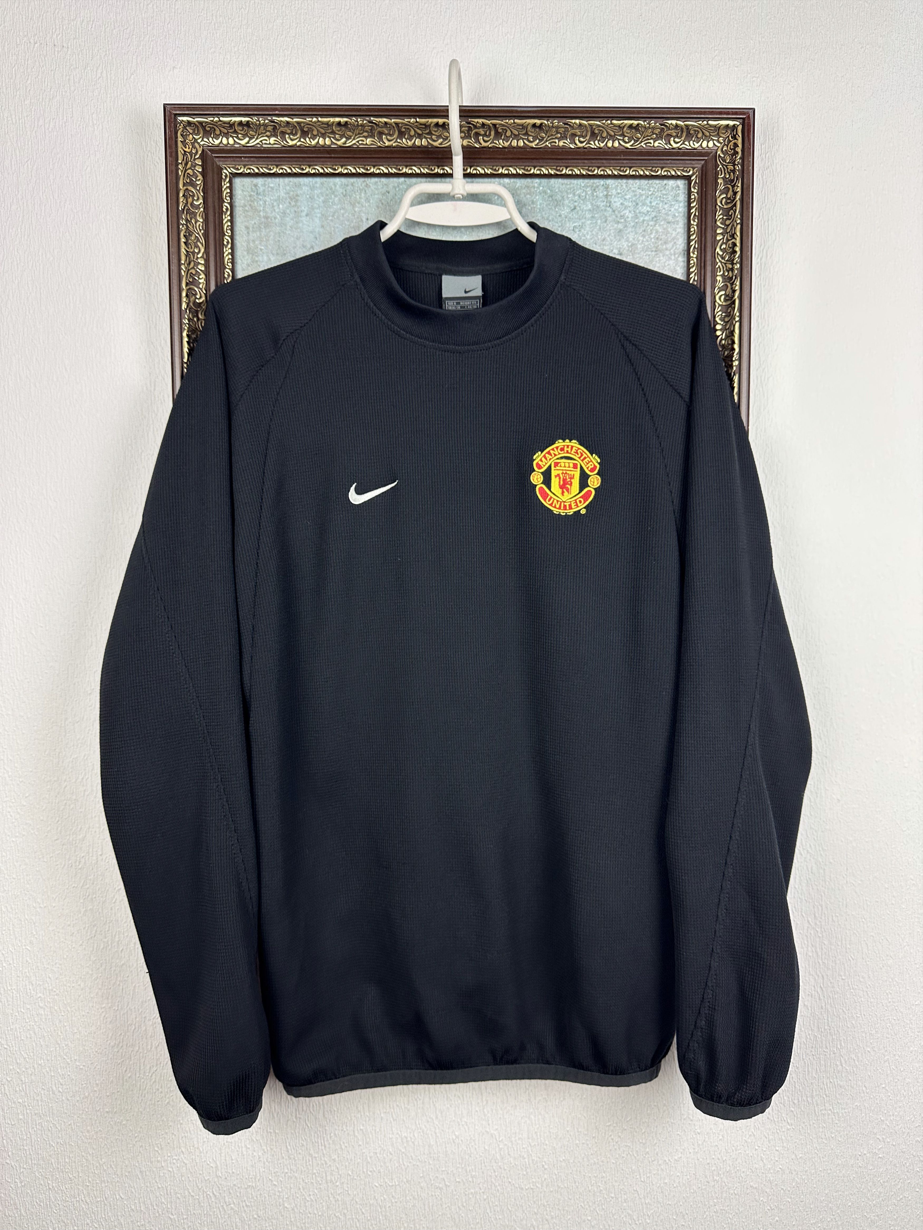 Nike 00s Vintage Nike Golf Manchester United Wool Sweater Black