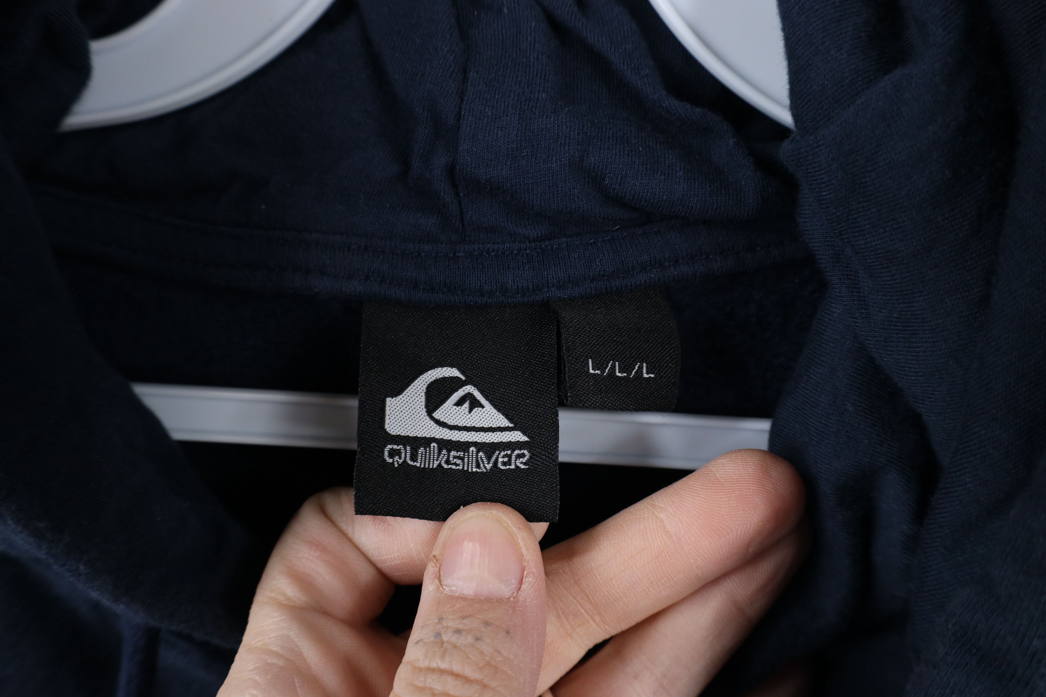 Quiksilver Vintage Quiksilver Surfing Spell Out Hoodie Sweatshirt Blue Size US L / EU 52-54 / 3 - 9 Thumbnail