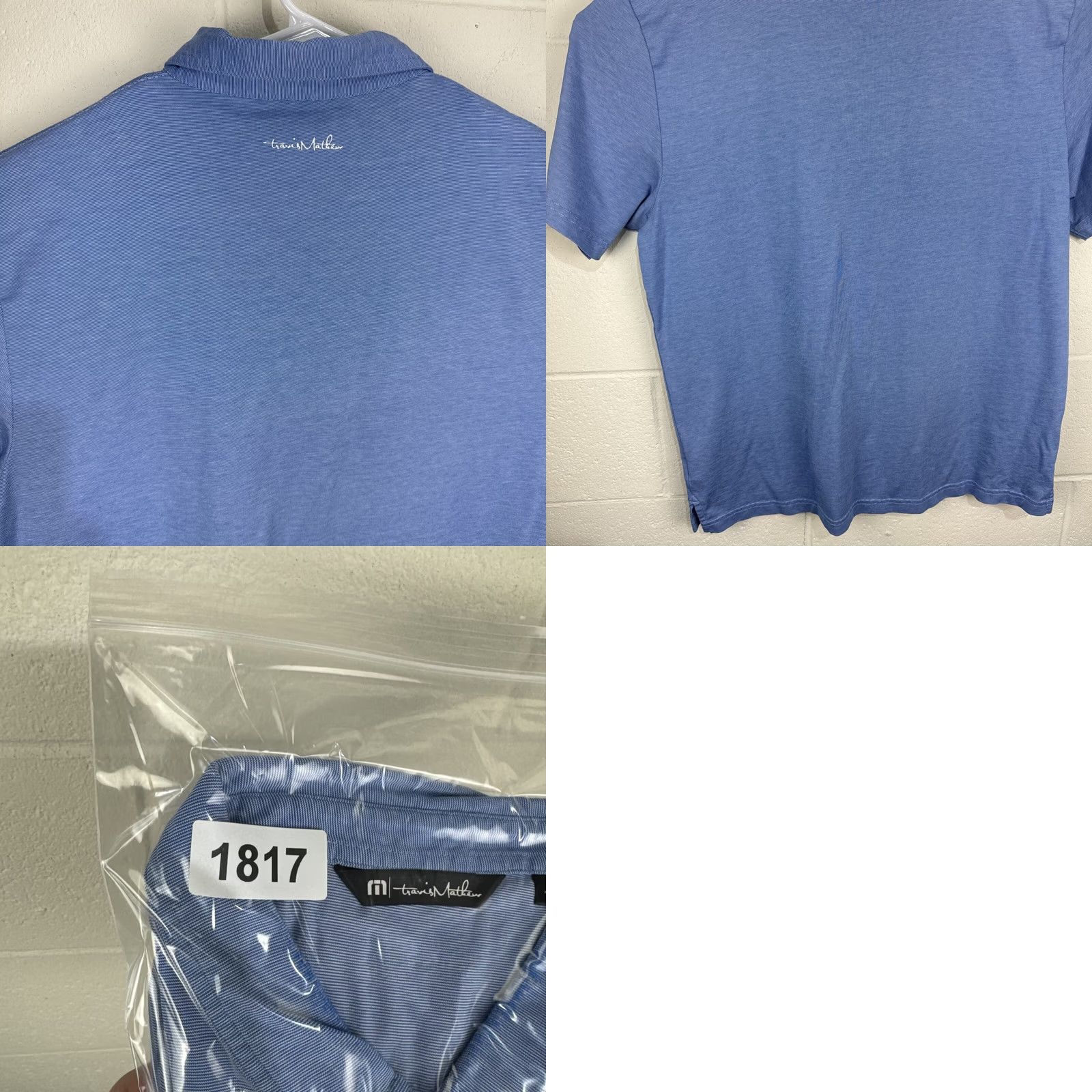 TravisMathew Travis Mathew Performance Polo Shirt Men's XL Blue Lightweight Golf Cotton Size US XL / EU 56 / 4 - 10 Thumbnail