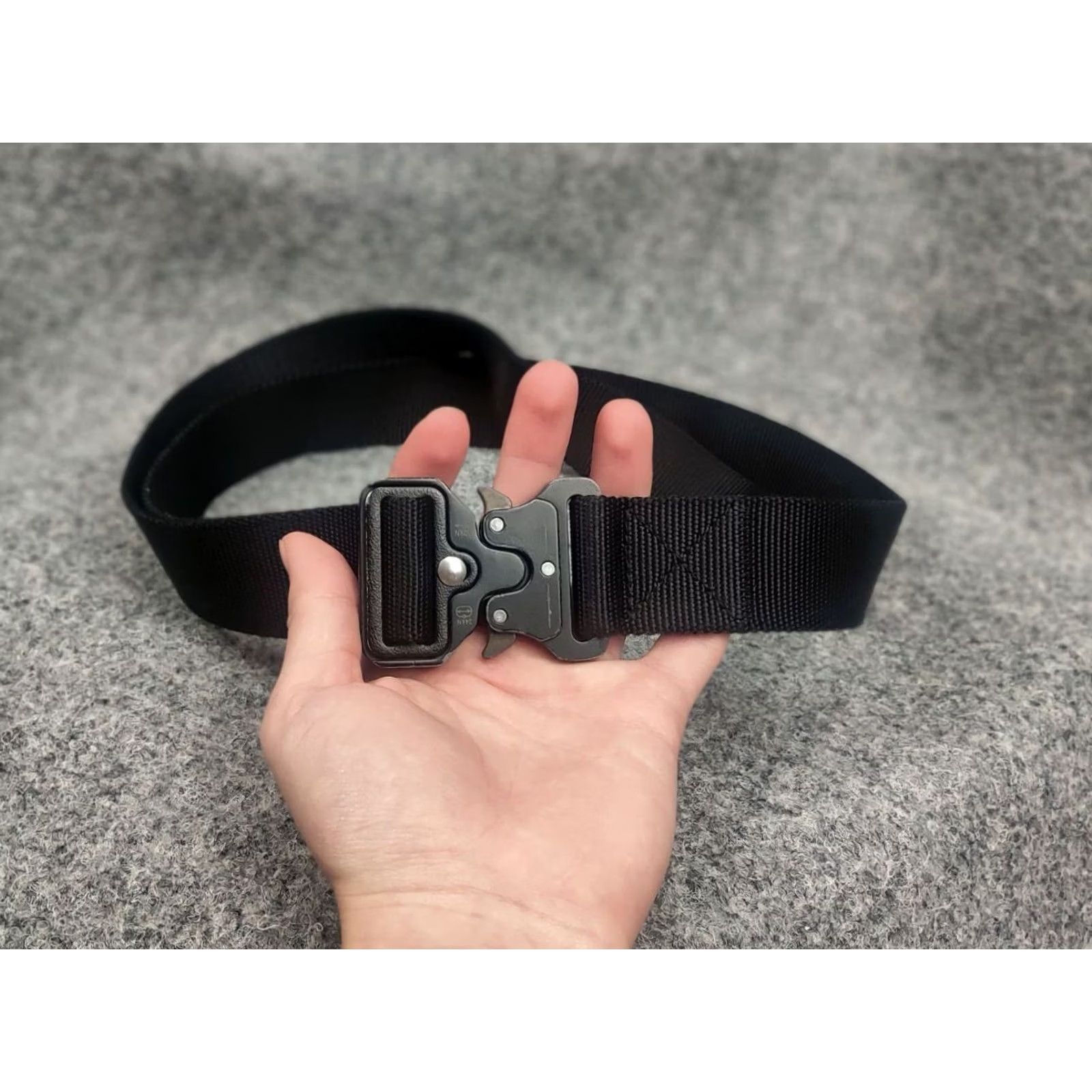 Alyx VINTAGE Japan LGB Style Black Alyx Nylon Canvas Safety Buckle Belt Metal Logo Y2K Size ONE SIZE - 4 Thumbnail