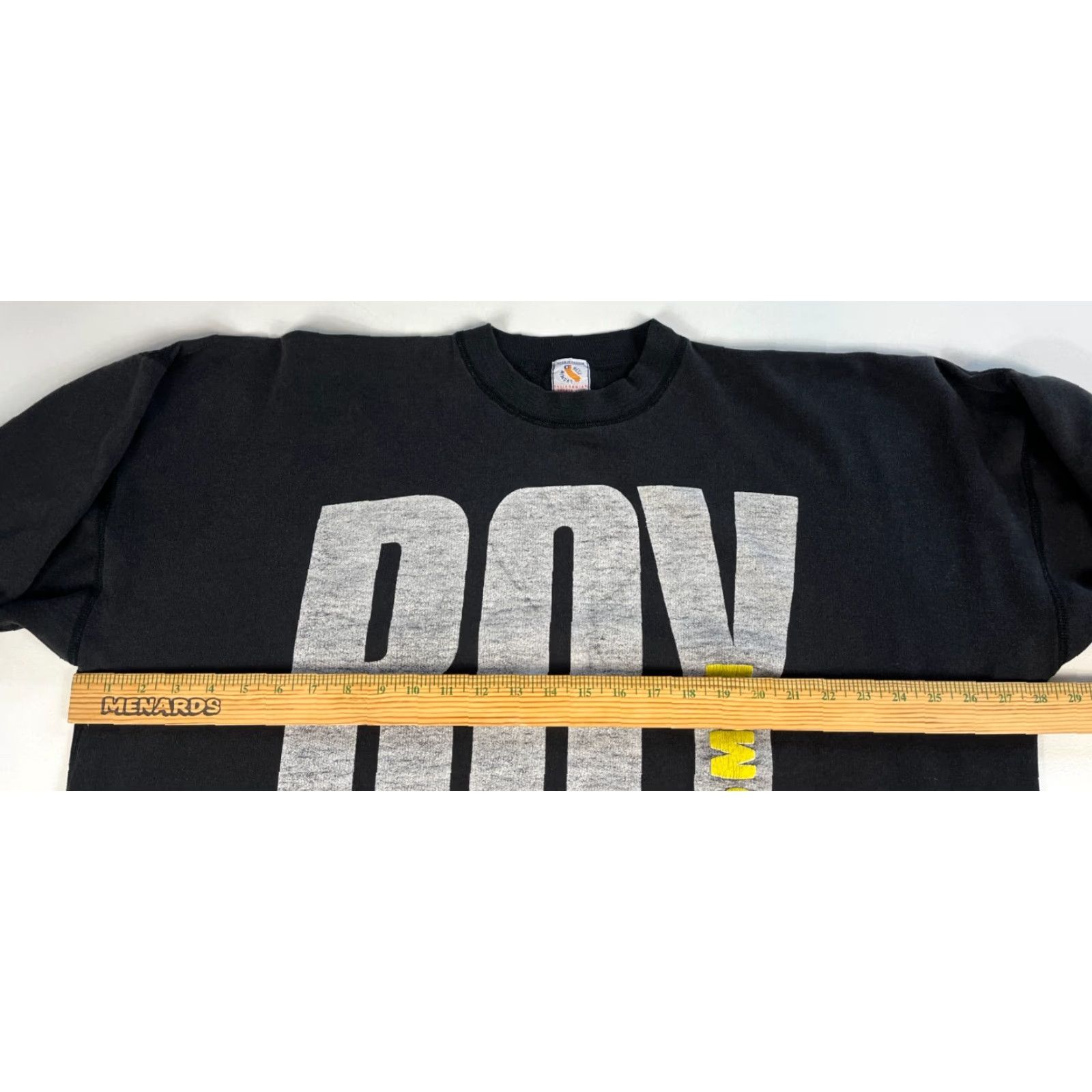 Vintage VINTAGE West Memory Men's Crewneck Sweatshirt Solid Black XL 90s Boy Club Med Made in France Size US XL / EU 56 / 4 - 7 Thumbnail