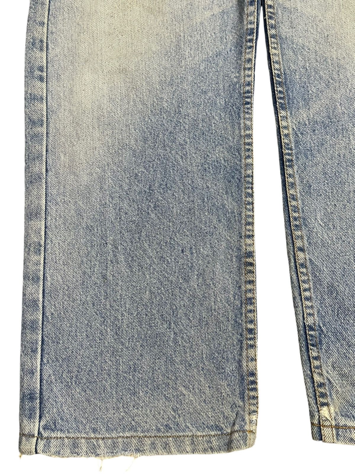 Levi's Vintage 80s Levis 505 Blue Faded Wash Distressed Baggy Jeans Size US 33 - 7 Thumbnail