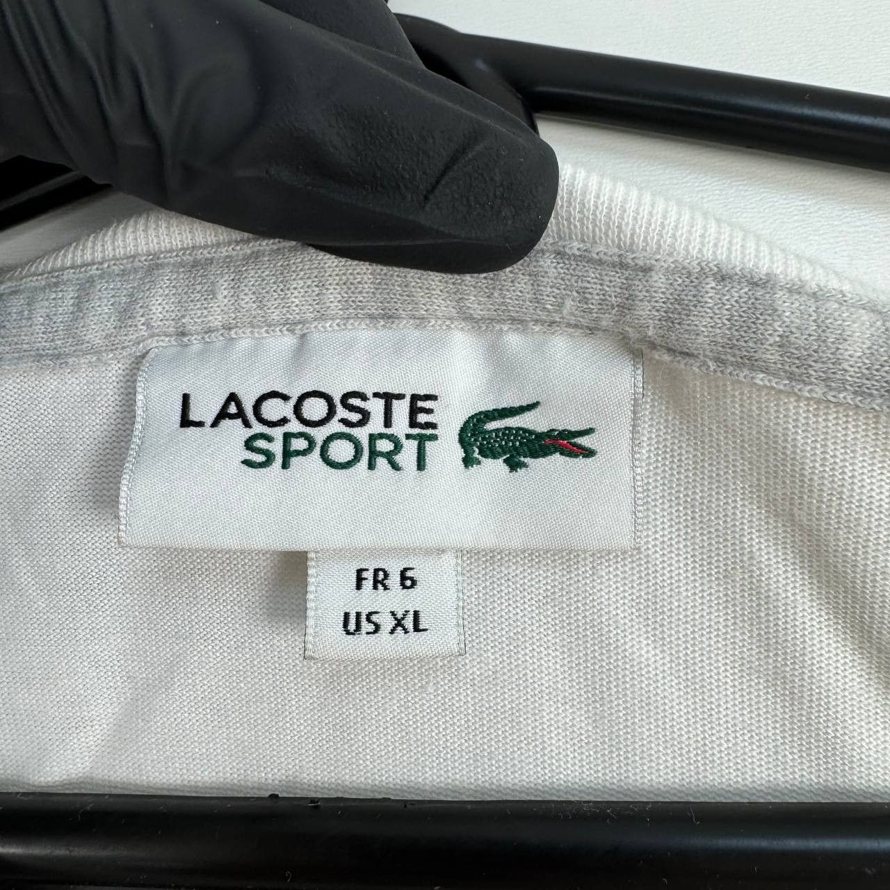 Lacoste Lacoste Big Croc Graphic T-Shirt White Mens Size XL Size US XL / EU 56 / 4 - 4 Thumbnail
