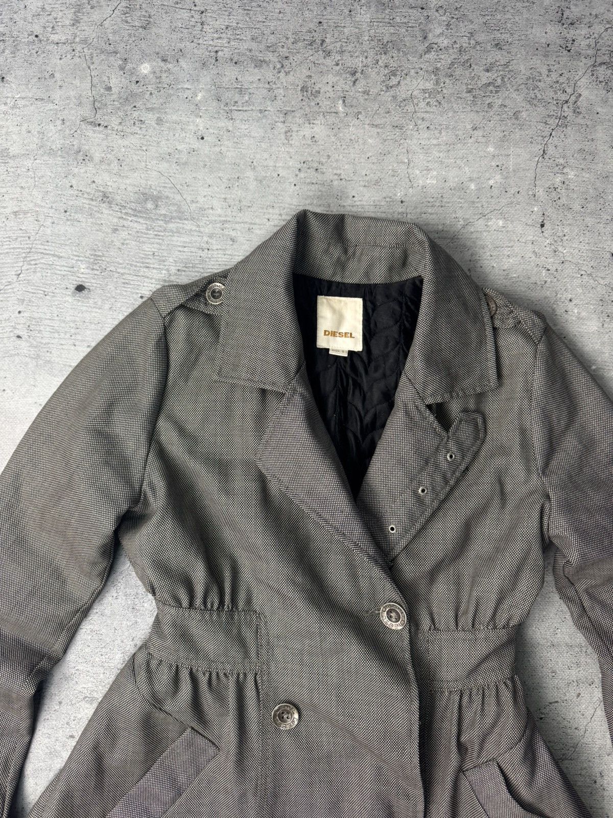 Diesel Diesel Coat Jacket Vintage Y2k Rare Size S / US 4 / IT 40 - 2 Thumbnail