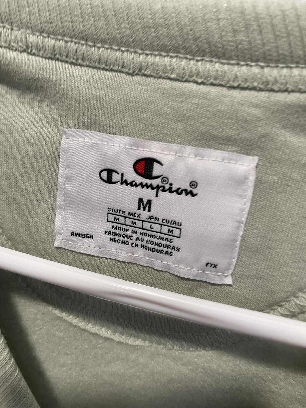 Champion Champion Crewneck Sweatshirt Medium Light Green Size US M / EU 48-50 / 2 - 3 Thumbnail