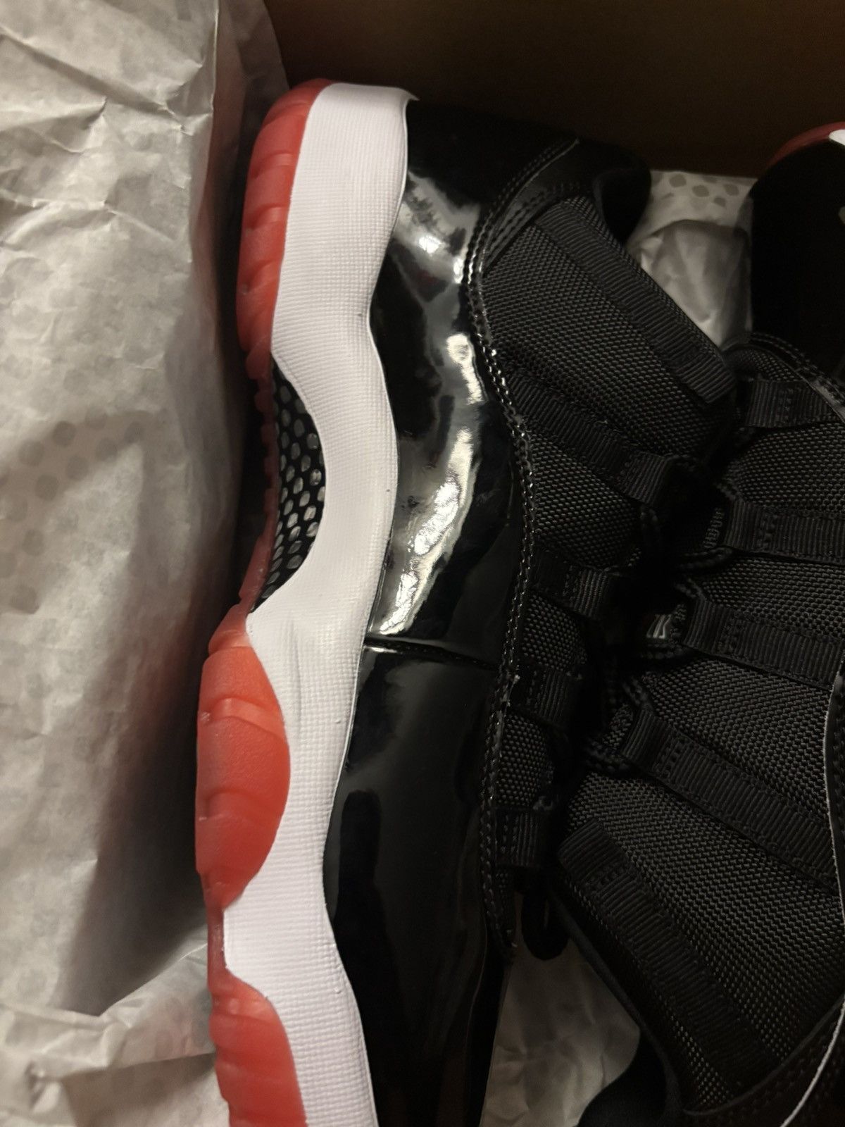 Jordan Brand Air Jordan 11 Retro Low “Bred” Size US 10.5 / EU 43-44 - 6 Thumbnail