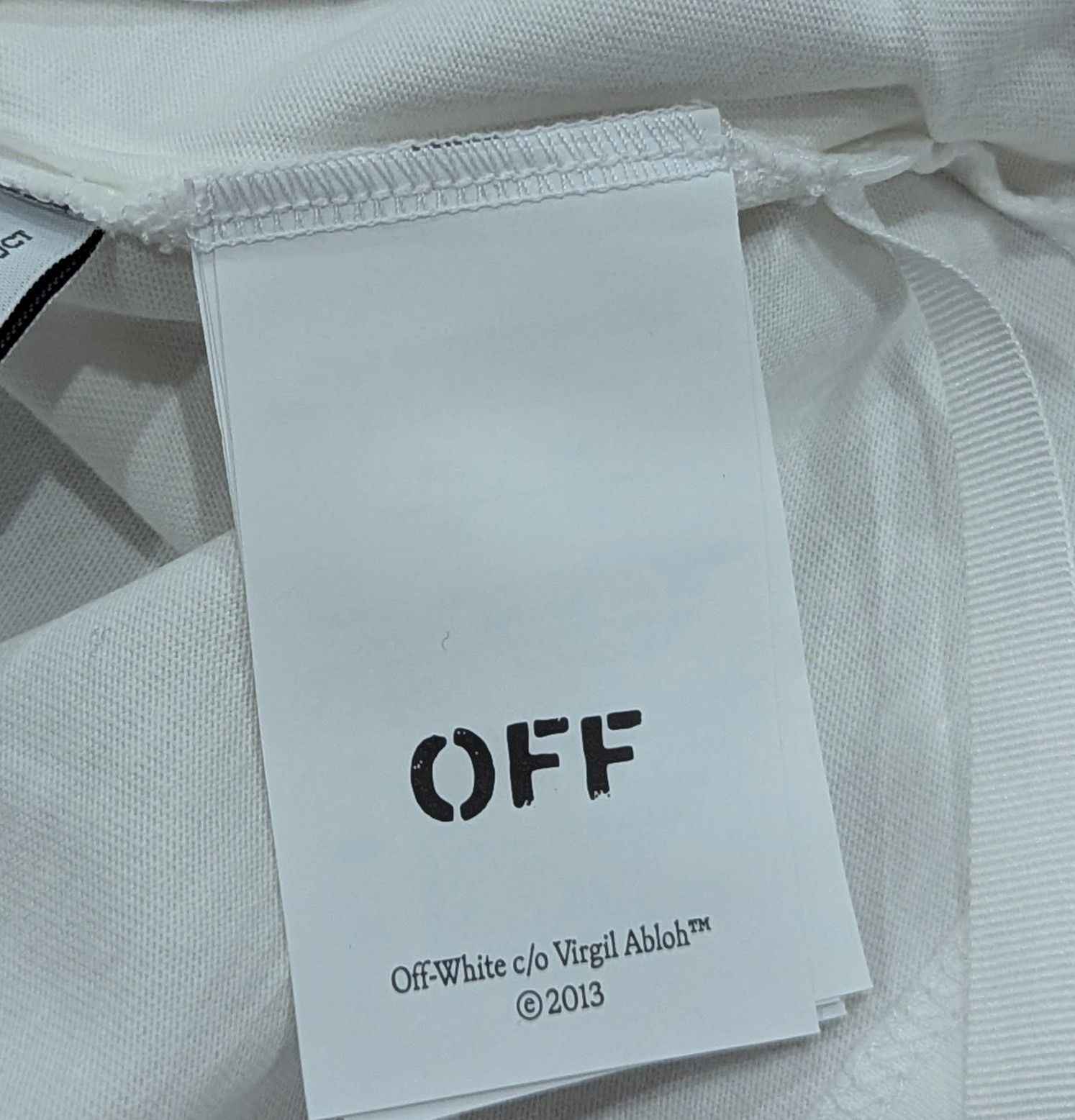 Off-White Off-White Cartoon Arrow Cotton Crewneck T-Shirt White XL Size US XL / EU 56 / 4 - 6 Thumbnail