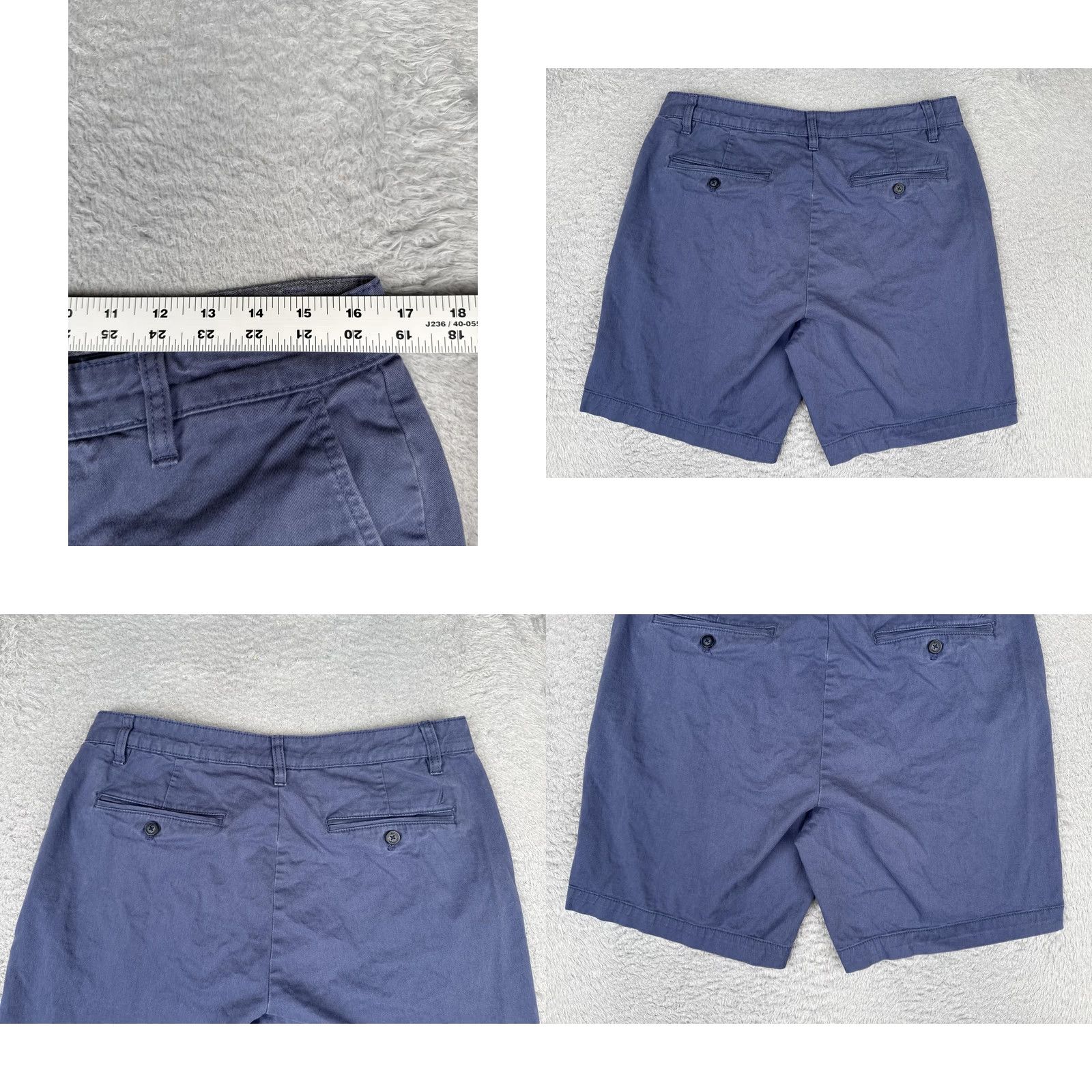 Nautica Nautica Shorts Mens 34 Blue Chino Flat Front Stretch 8 Inseam Casual Summer Men Size US 34 / EU 50 - 9 Thumbnail