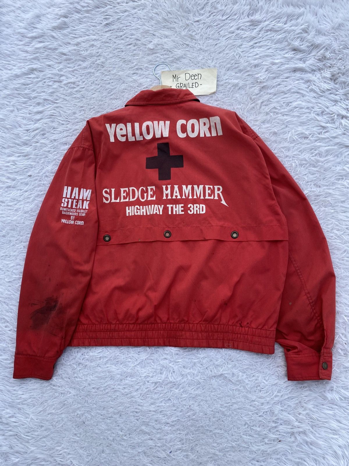 YELLOW CORN Rare Yellow Corn Sledge Hammer Sweater Size US L / EU 52-54 / 3 - 3 Thumbnail