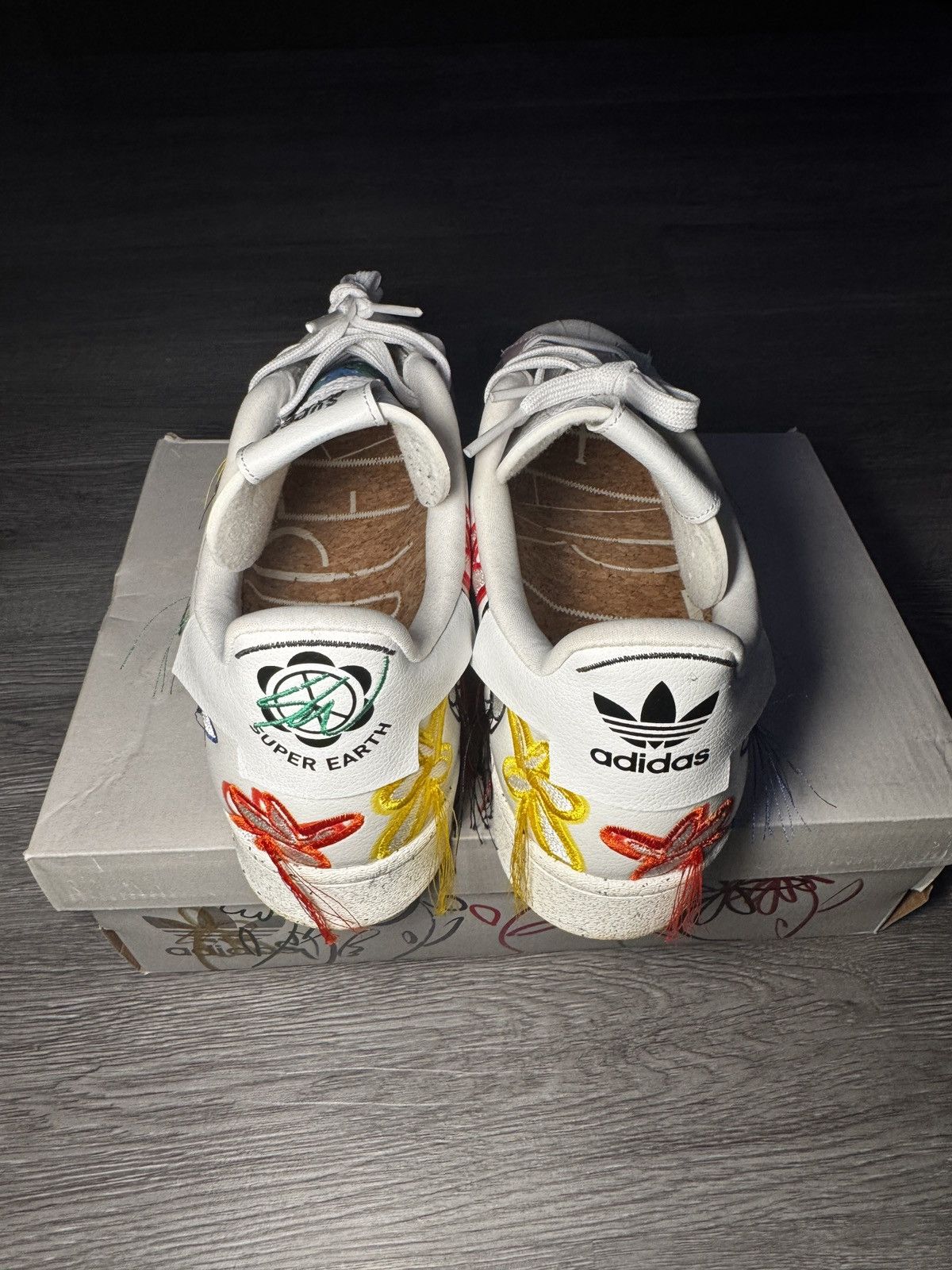 Adidas Sean Wotherspoon X Superstar Super Earth White Size US 11 / EU 44 - 3 Thumbnail
