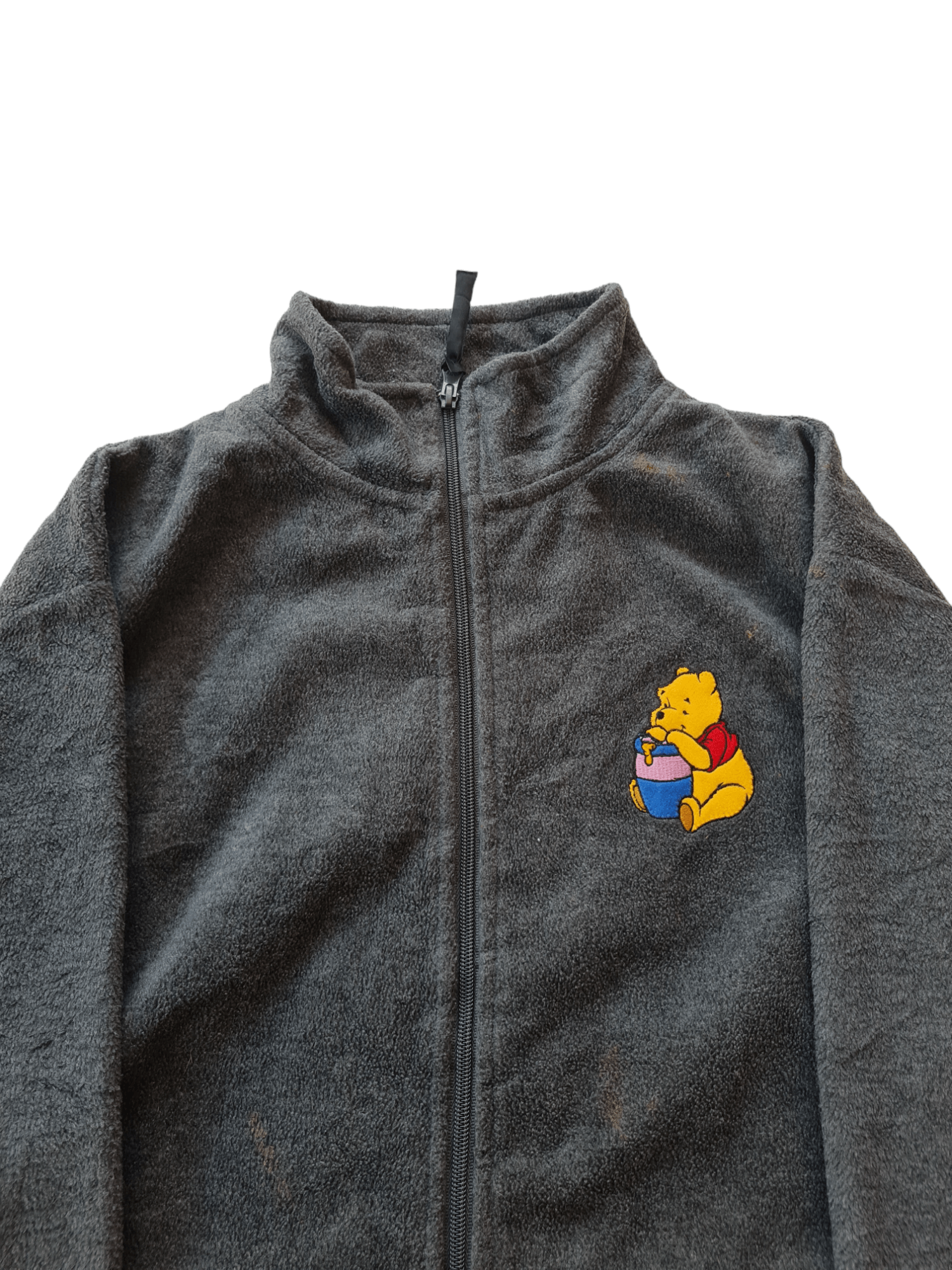 Cartoon Network × Disney × Vintage Vintage Disney Pooh Fleece Jacket Zipper Size US L / EU 52-54 / 3 - 4 Thumbnail