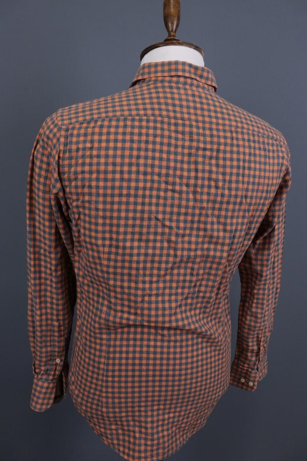 Etro Etro Milano Brown Check Button Down Shirt Size 39 Size US M / EU 48-50 / 2 - 12 Thumbnail