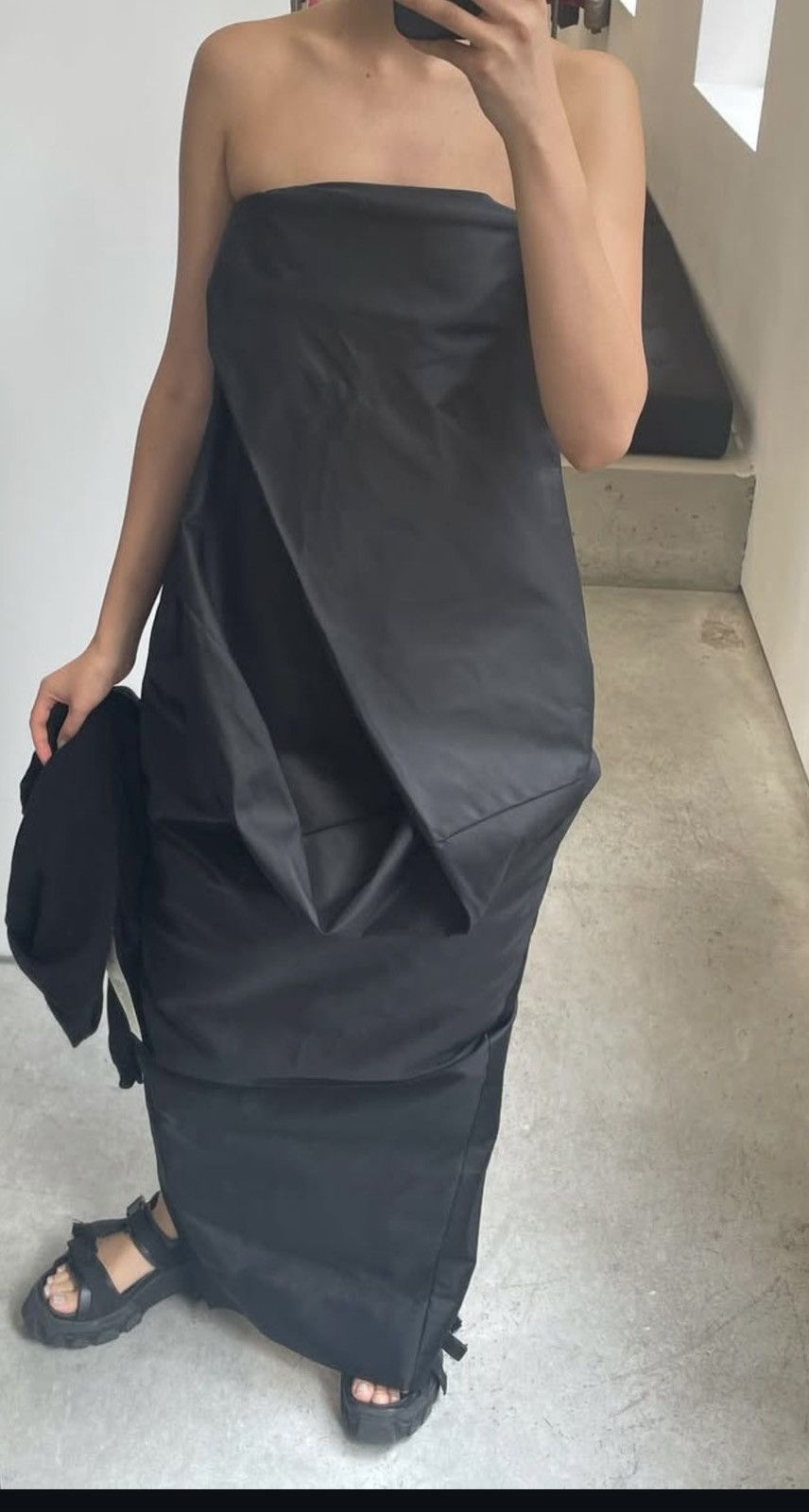 Rick Owens SS18 Dirt Bustier Corset Gown Size S / US 4 / IT 40 - 1 Thumbnail