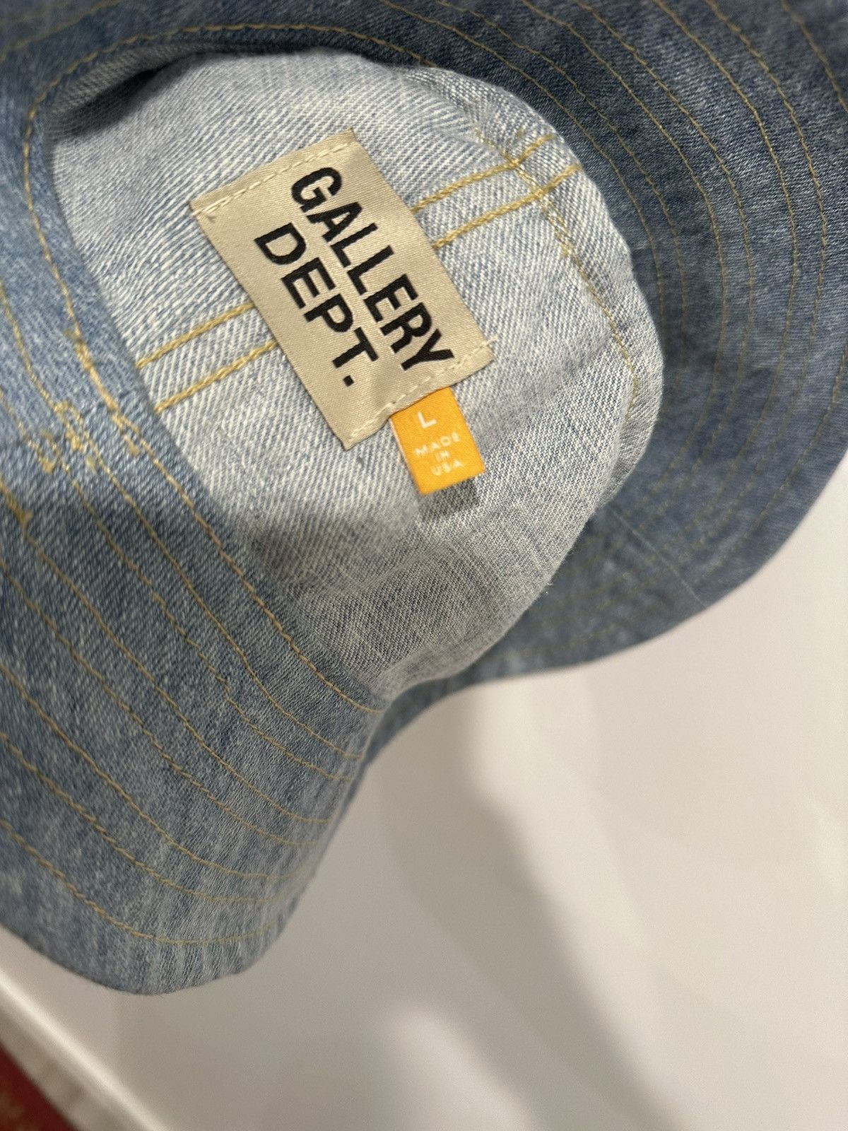 Gallery Dept. Gallery Dept Denim G Patch Bucket Hat Size ONE SIZE - 7 Thumbnail