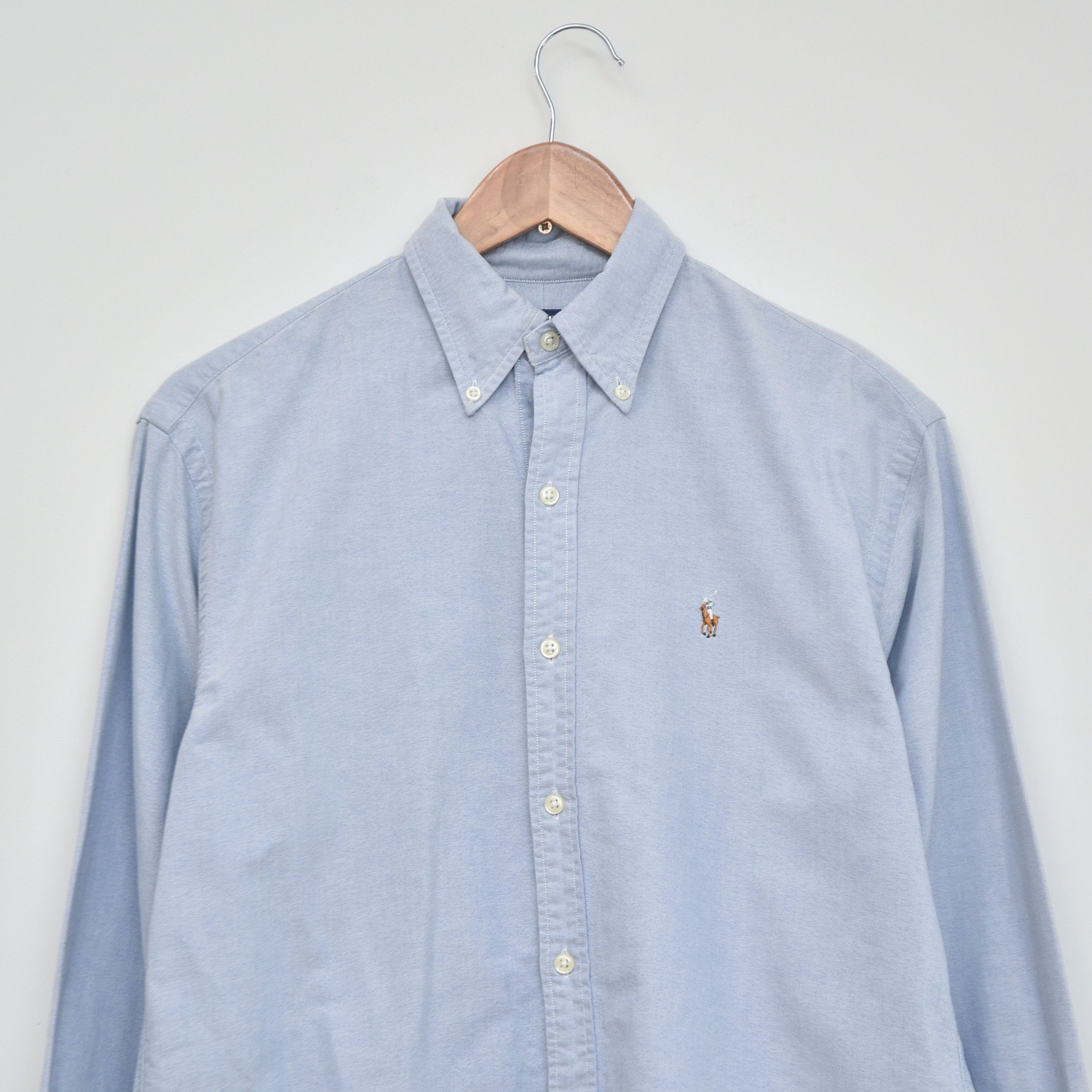 Ralph Lauren RALPH LAUREN Sport Light Blue Oxford Cotton Shirt Oversized Size S / US 4 / IT 40 - 2 Thumbnail