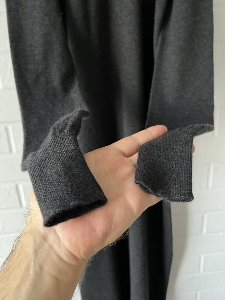 Brunello Cucinelli Brunello Cucinelli Long Cashmere Dress Grey Size S Size S / US 4 / IT 40 - 8 Thumbnail