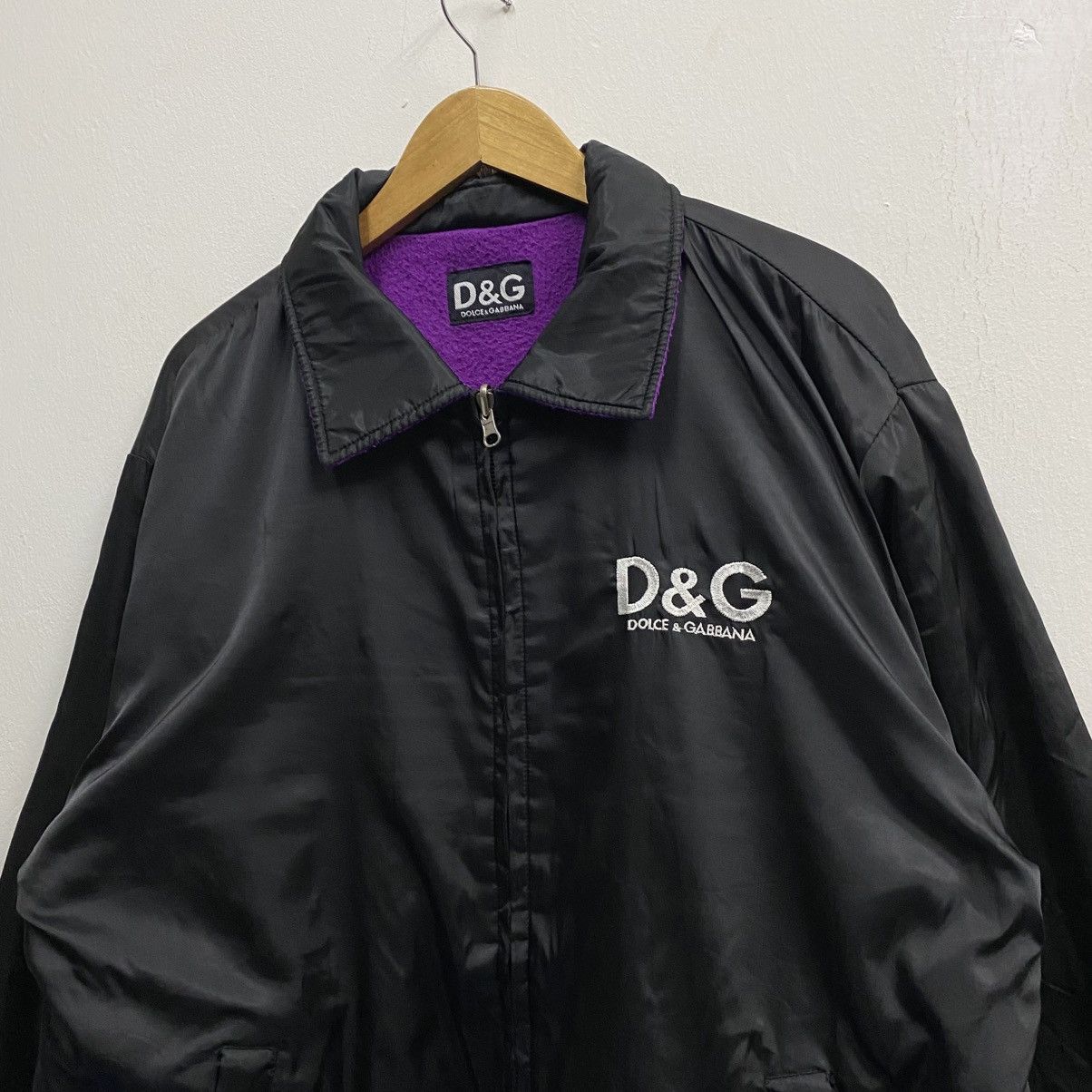 Dolce & Gabbana Vintage Dolce & Gabbana Reversible Fleece Jacket Size US XL / EU 56 / 4 - 5 Thumbnail