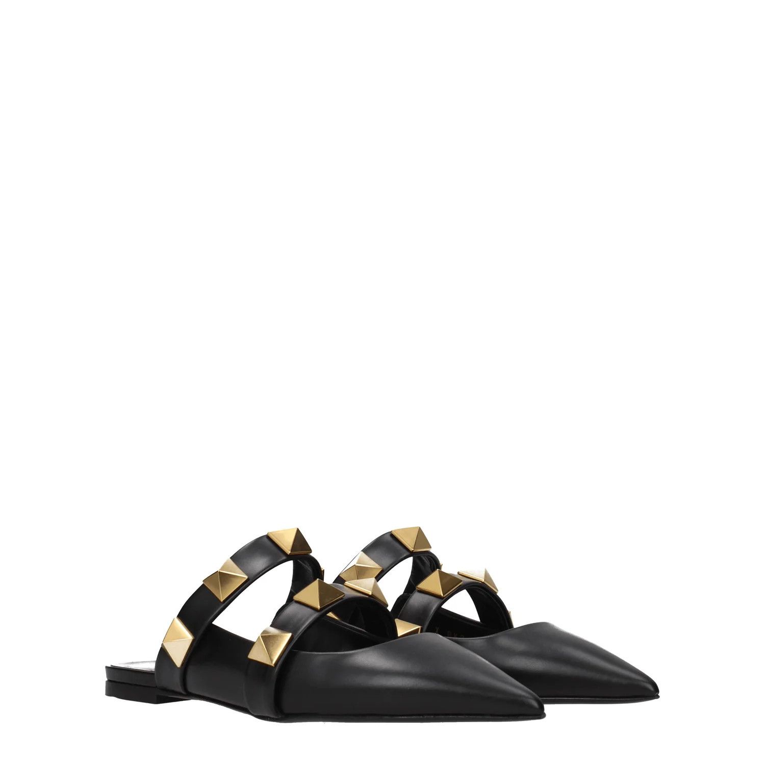 Valentino ob1o1e1224 Leather Sandals in Black Size US 5.5 / IT 35.5 - 2 Thumbnail