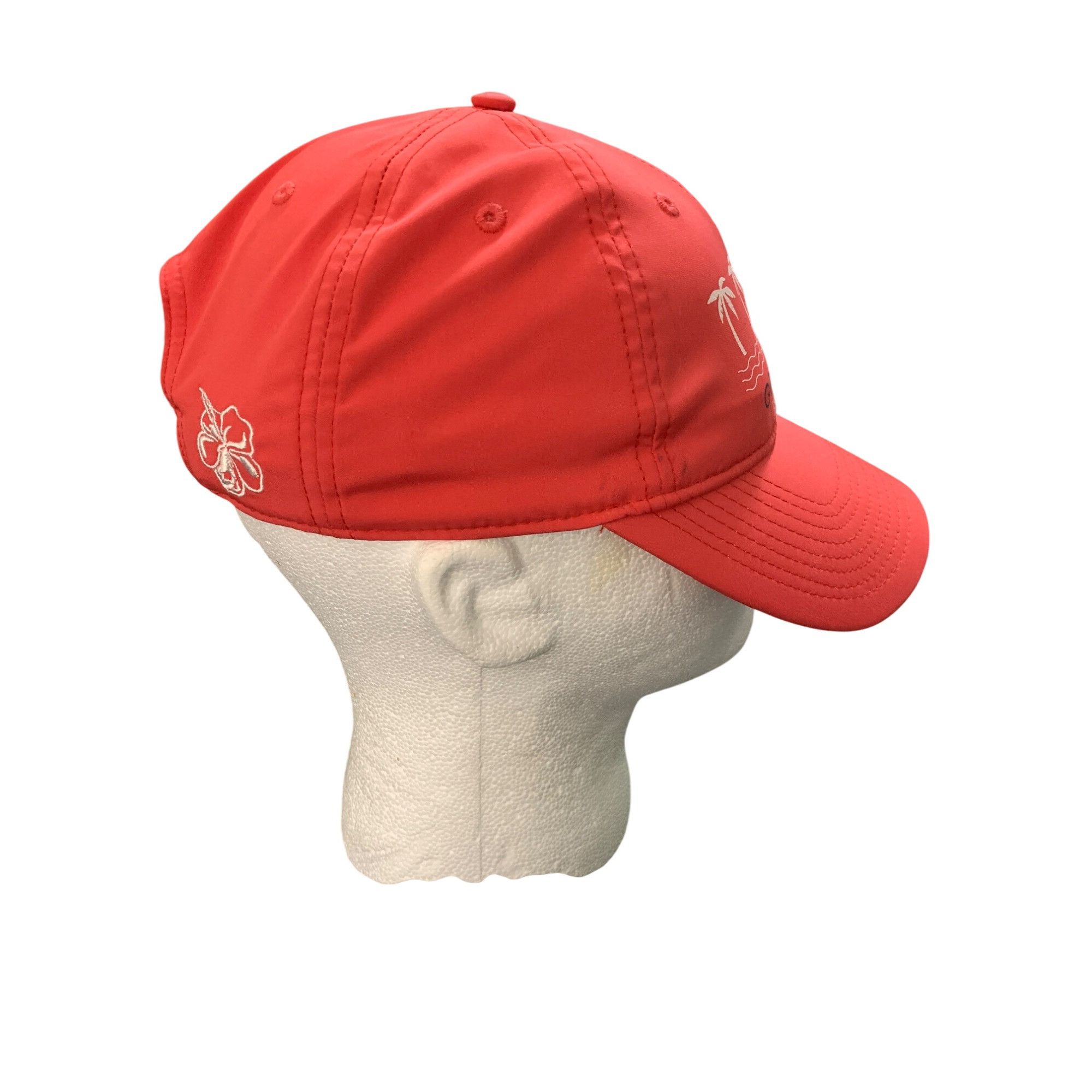Other 26. Salt Life Get Salty Red Adjustable Hat With Palm Tree De Size ONE SIZE - 2 Thumbnail