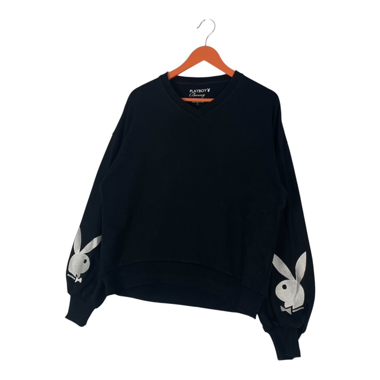 Playboy Authentic Japan! Playboy Bunny Embroided Logo Sweatshirt Size L / US 10 / IT 46 - 2 Thumbnail