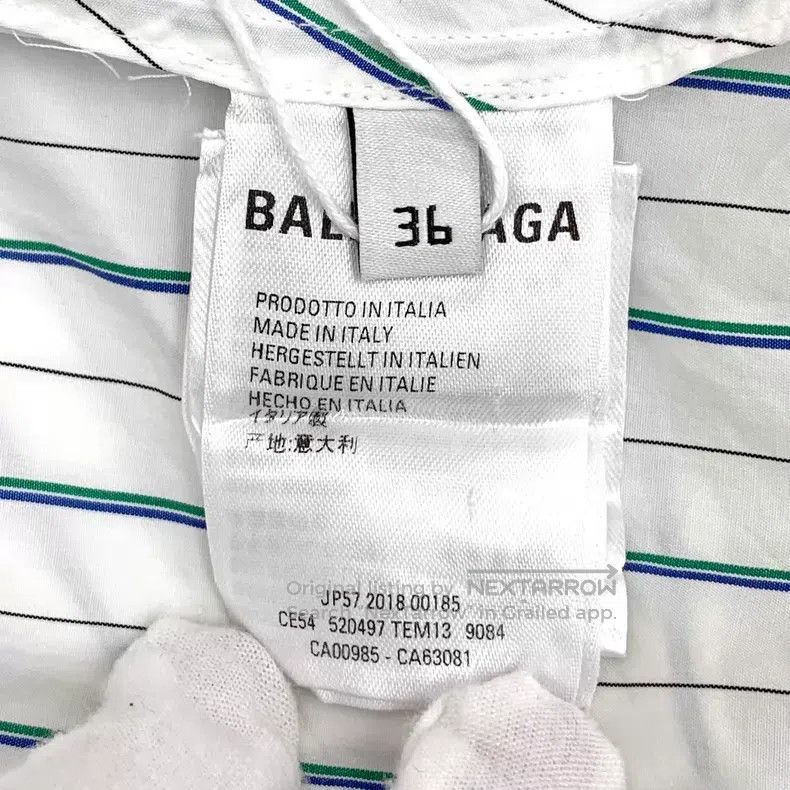 Balenciaga Balenciaga Color Blocked Logo Letter Printed Cotton Adjust Size XS / US 0-2 / IT 36-38 - 6 Thumbnail