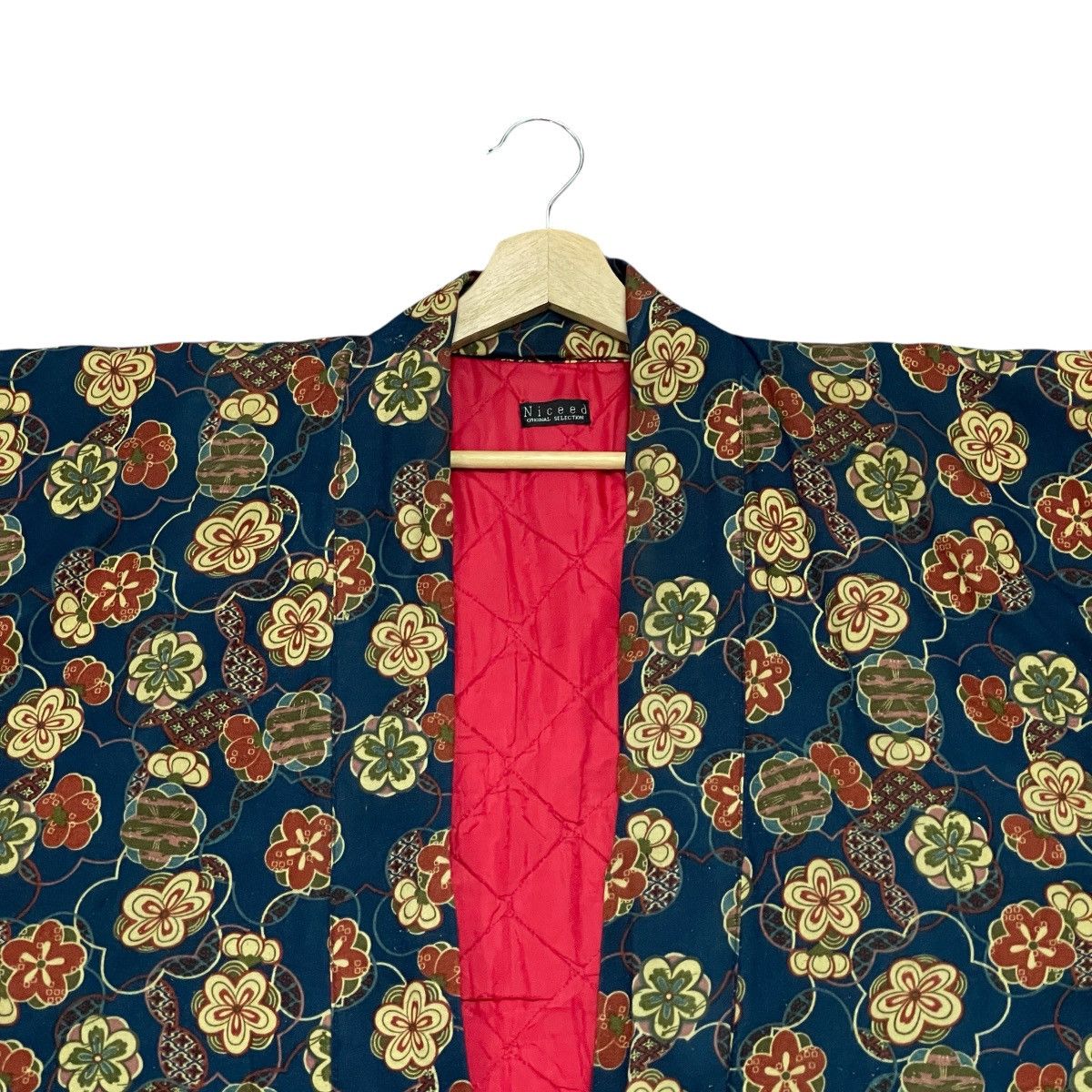 Japanese Brand Vintage Hanten Floral Pattern Traditional Kimono Jacket Size US XL / EU 56 / 4 - 7 Thumbnail